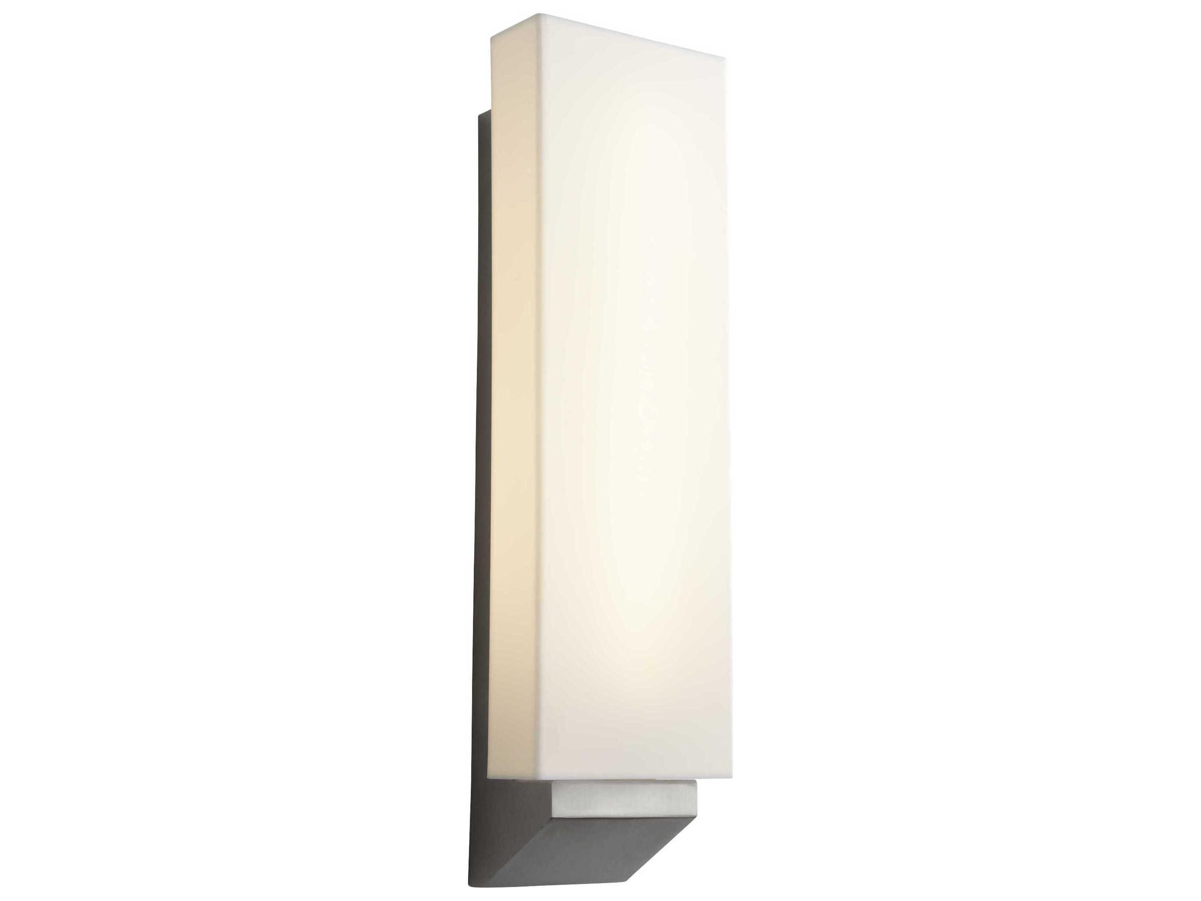 Oxygen by Quorum Polaris 1-Light Satin Nickel Wall Sconce