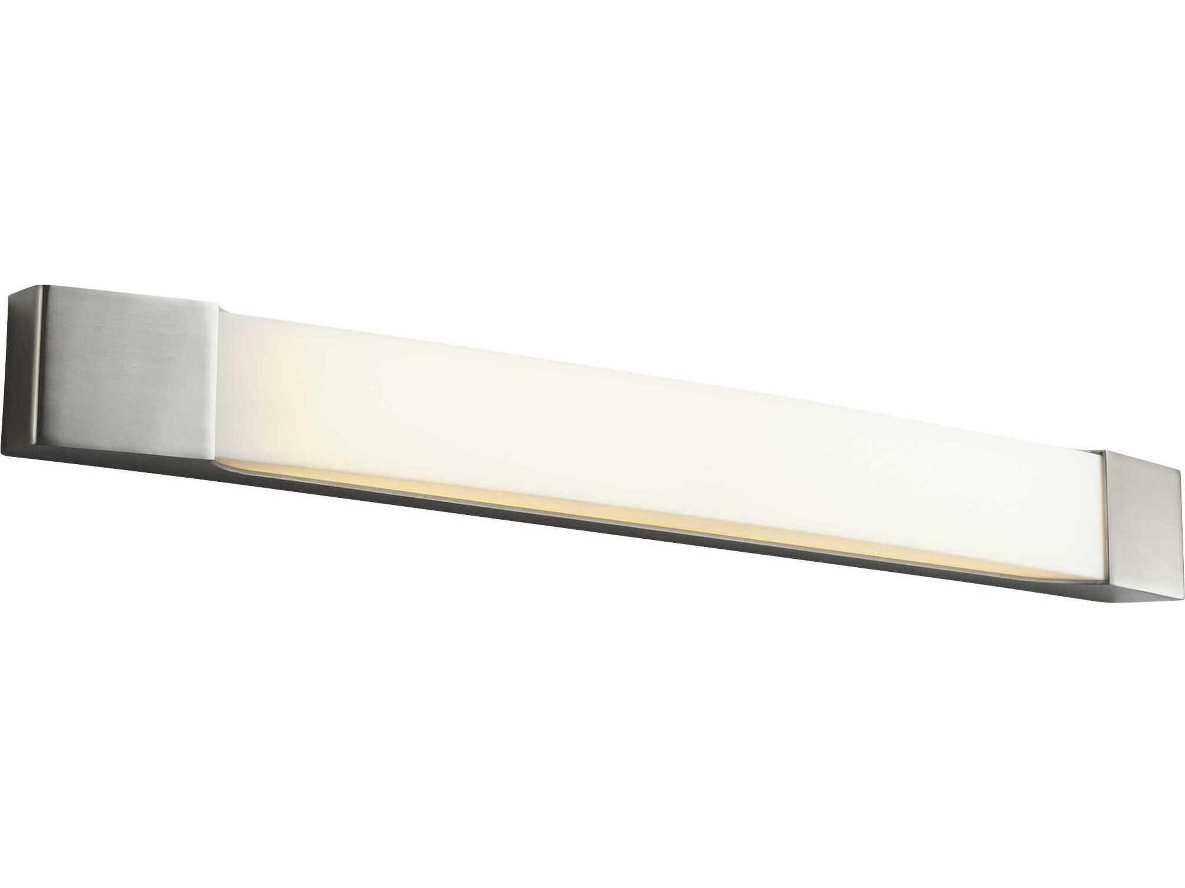 Oxygen by Quorum Apollo 2-Light Satin Nickel Vanity Light