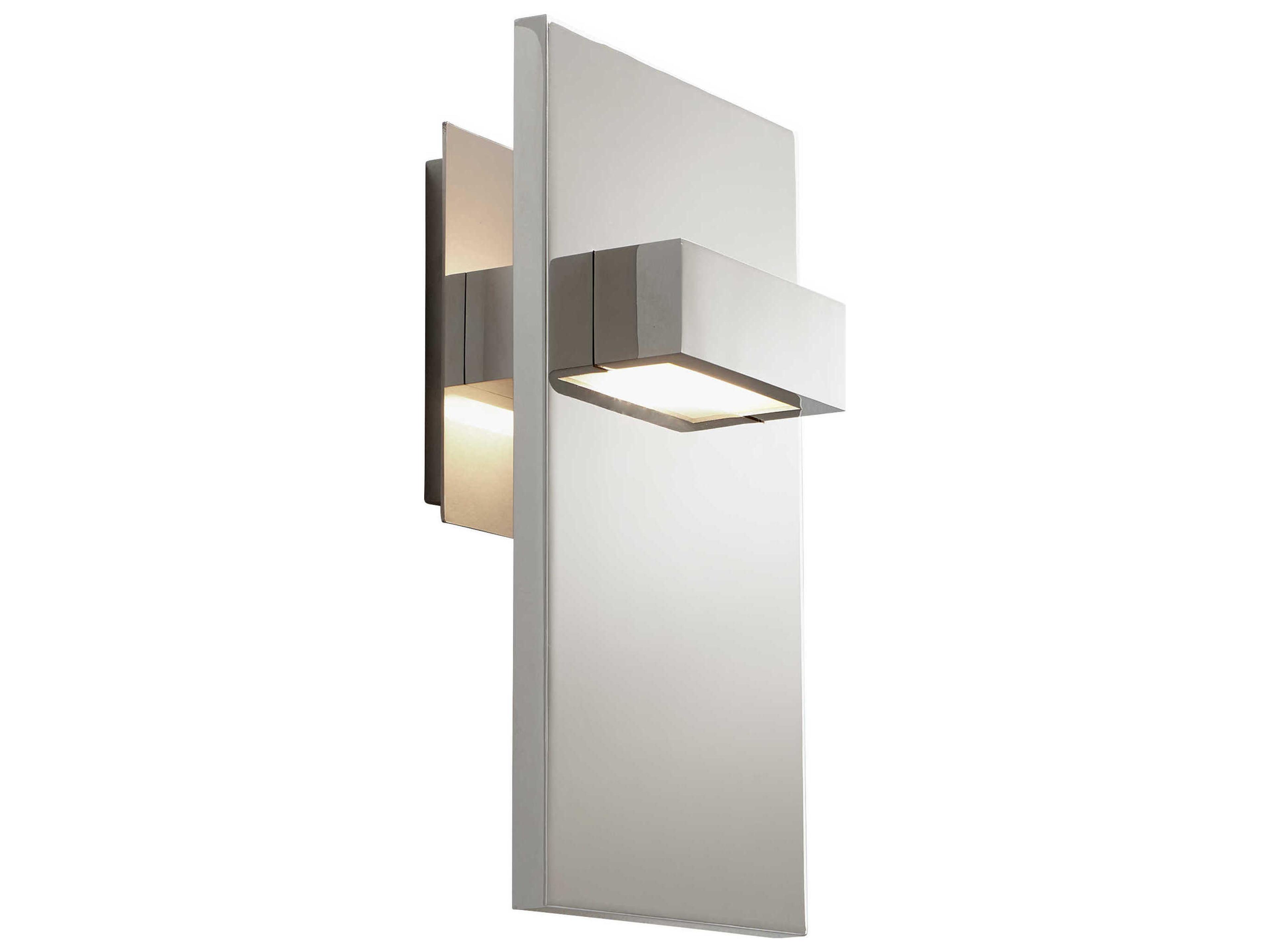 Oxygen by Quorum Vela 2-Light Polished Nickel Wall Sconce