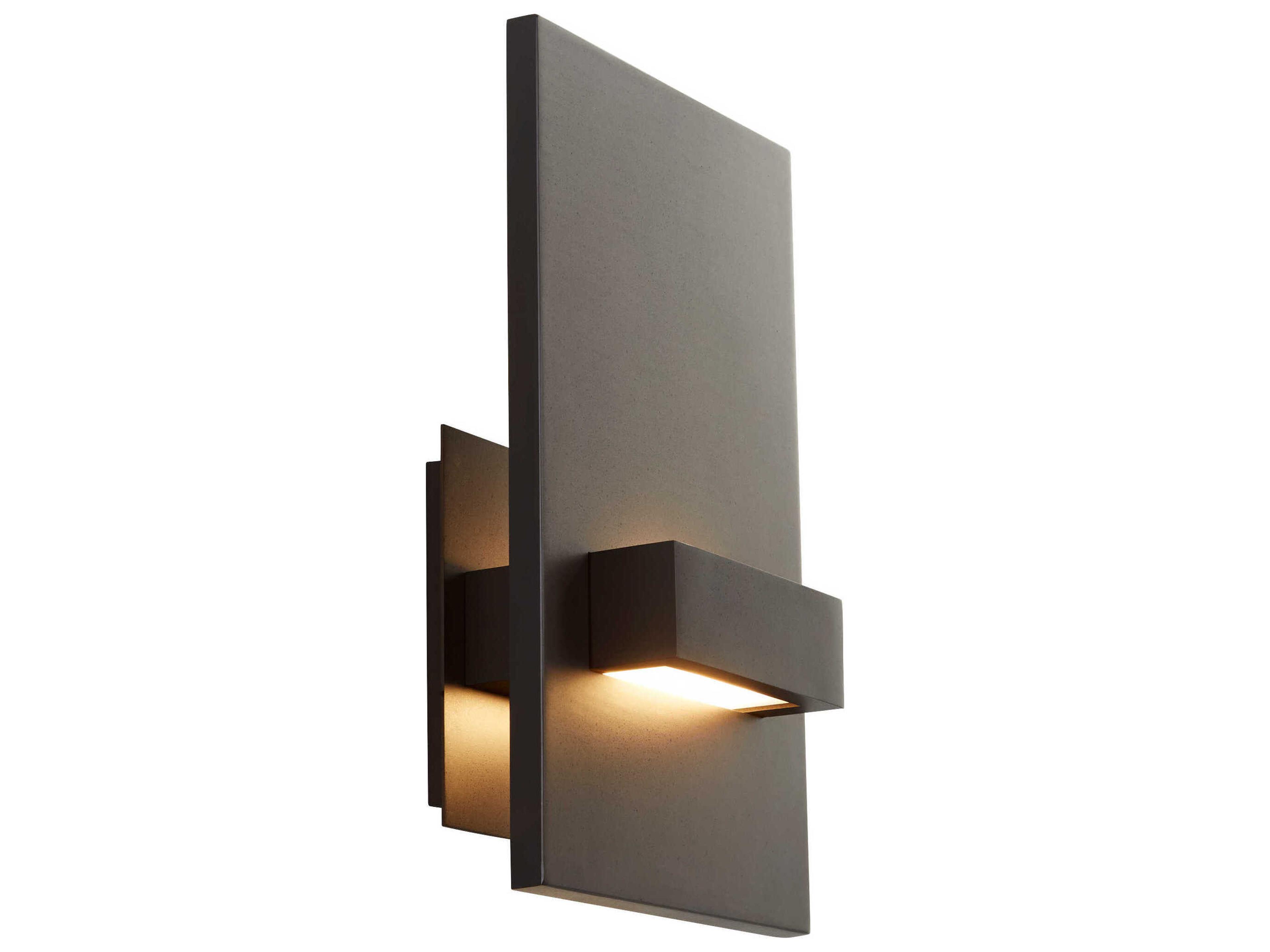 Oxygen by Quorum Vela 2-Light Oiled Bronze Wall Sconce