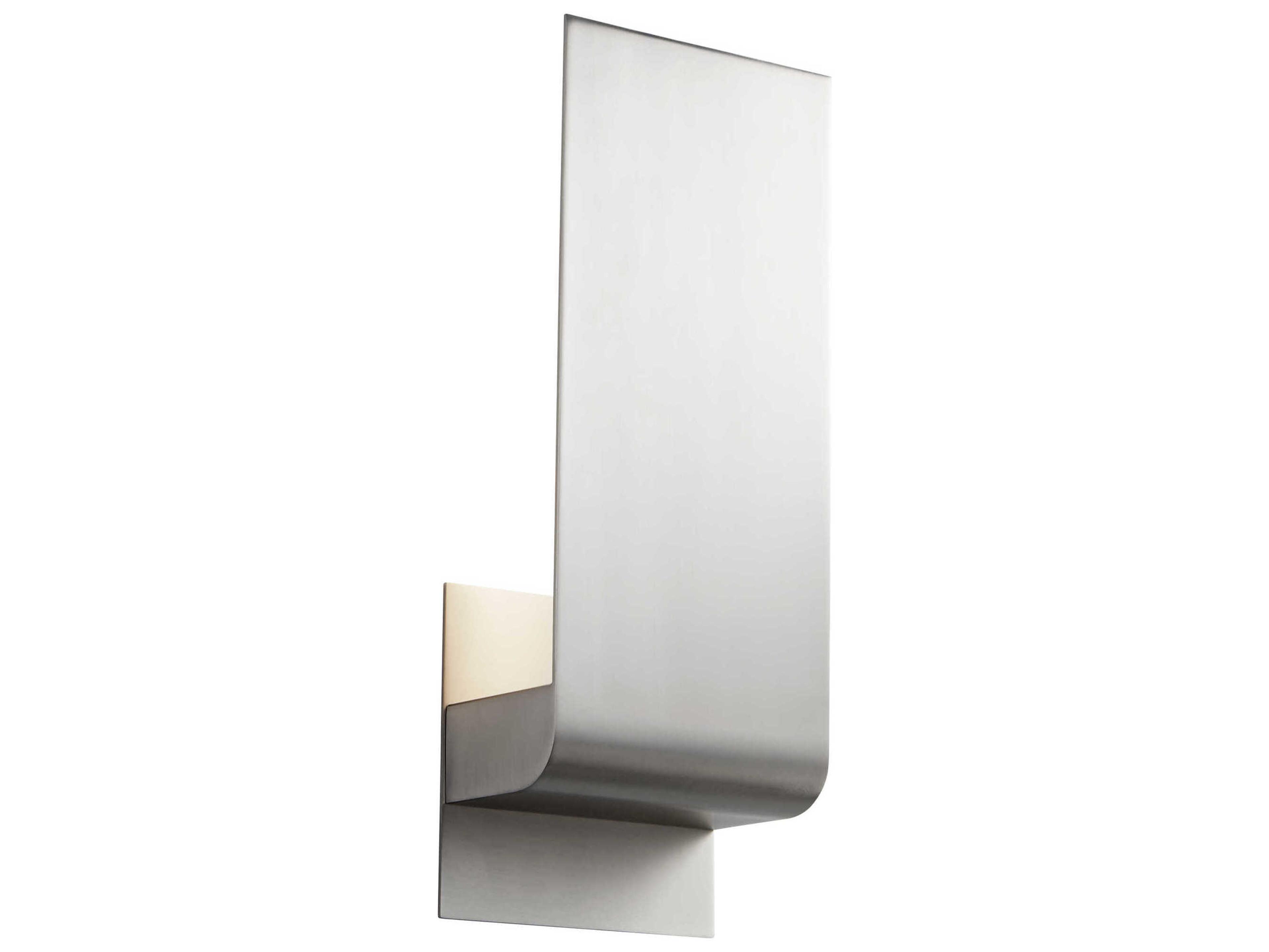 Oxygen by Quorum Halo 1-Light Satin Nickel Wall Sconce