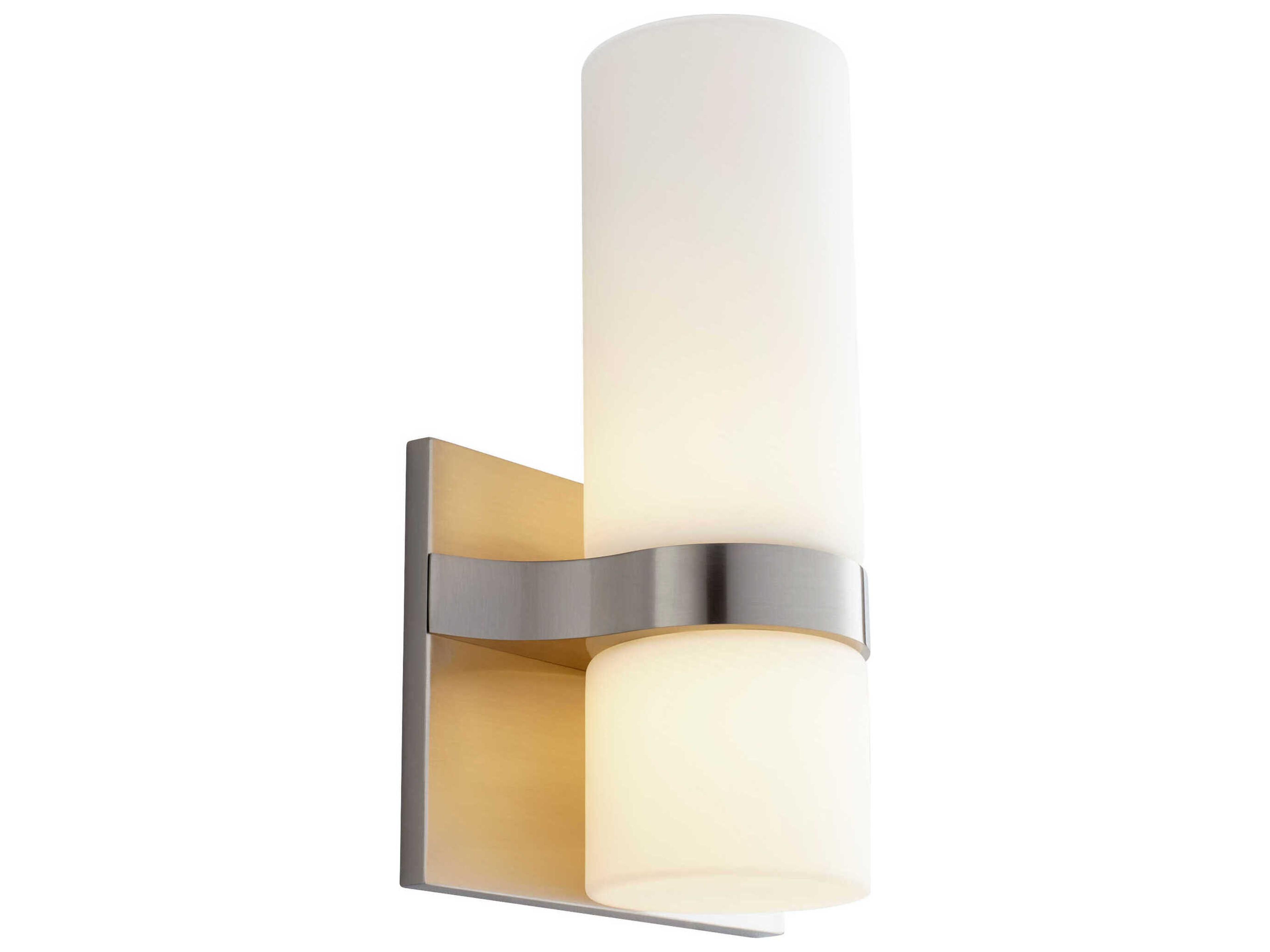 Oxygen by Quorum Olio 2-Light Satin Nickel Wall Sconce