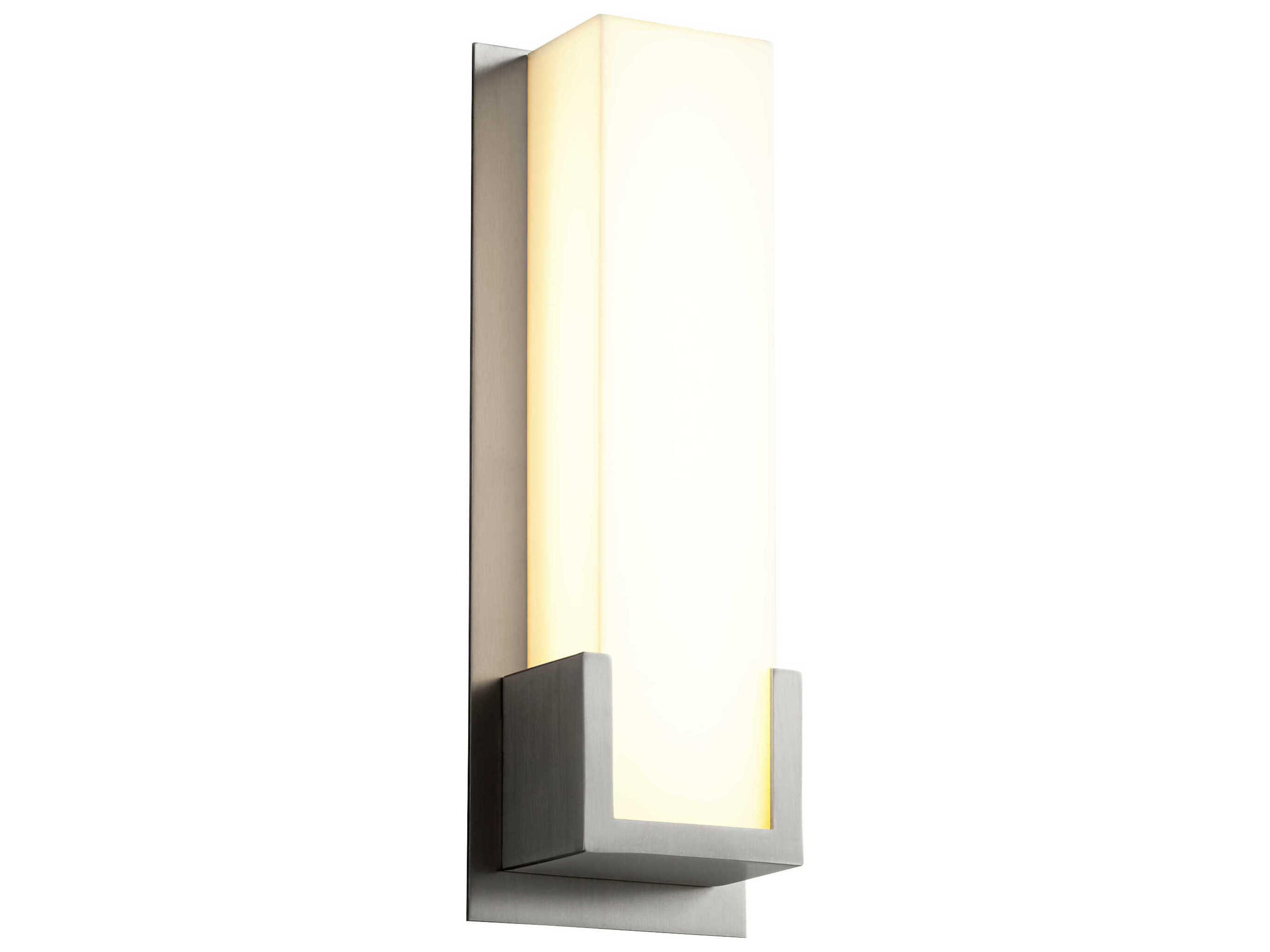 Oxygen by Quorum Orion 1-Light Satin Nickel Wall Sconce