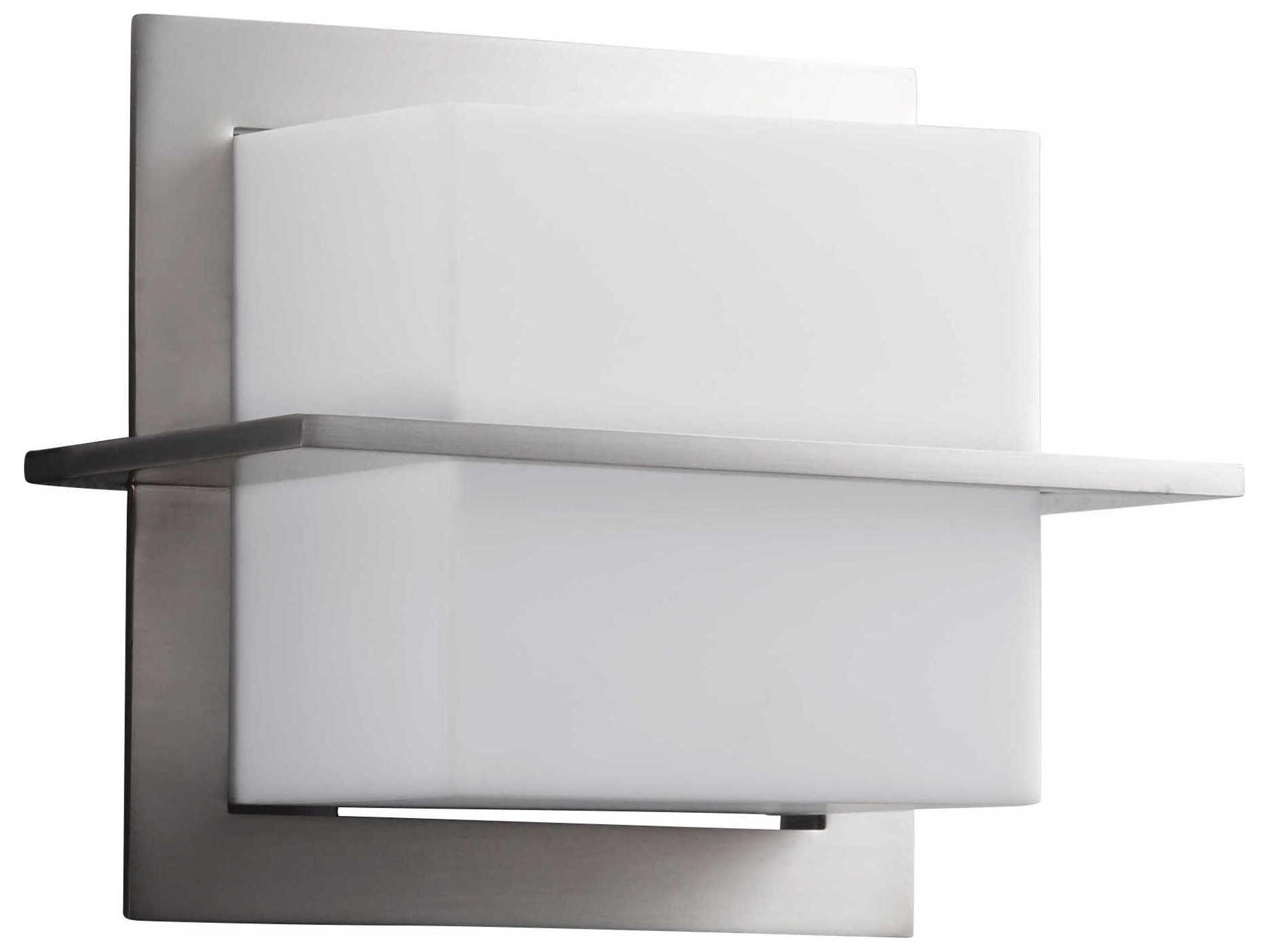 Metrix 1-Light Satin Nickel Wall Sconce