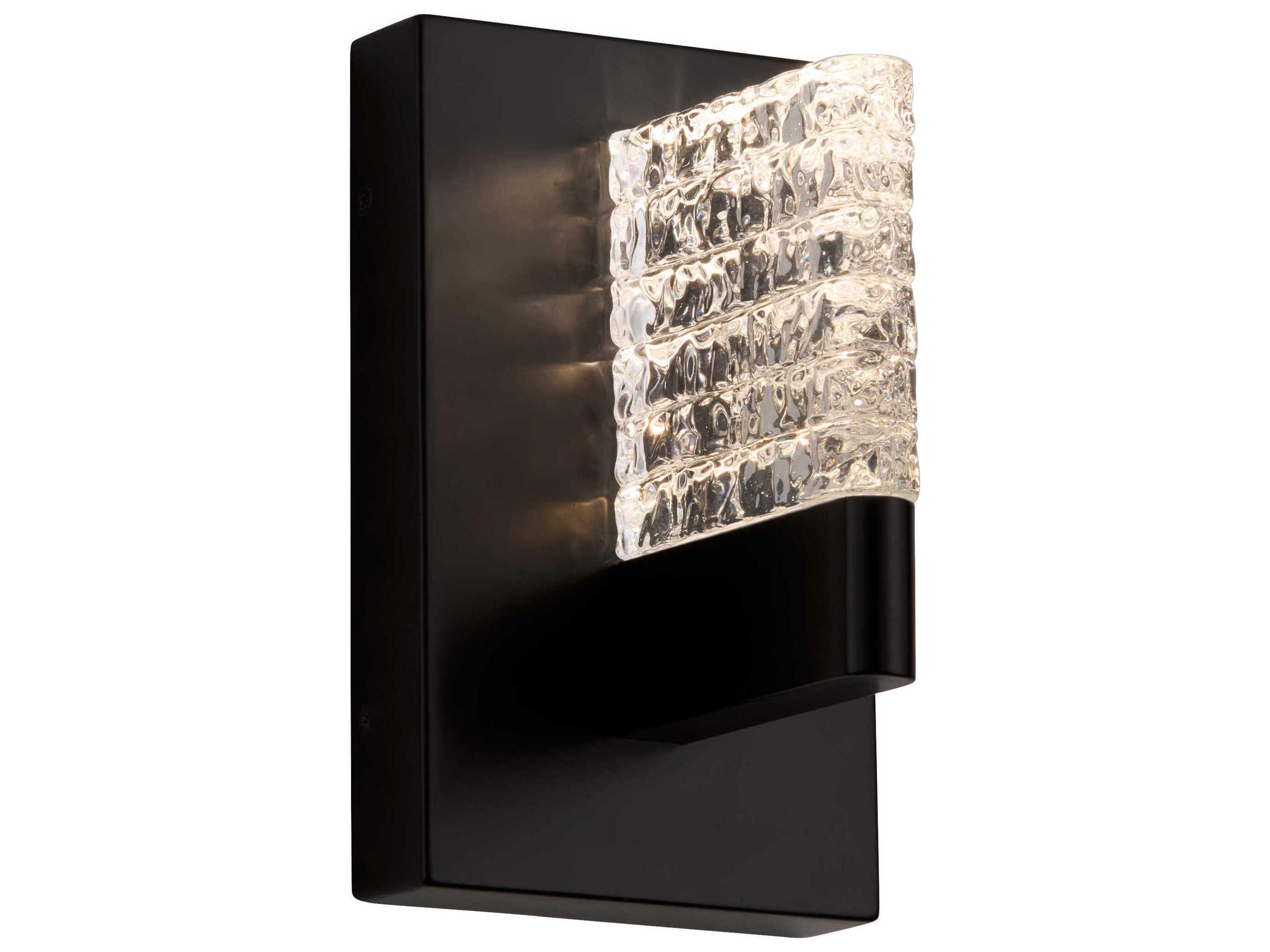 Oxygen by Quorum Gamma 1-Light Black Wall Sconce