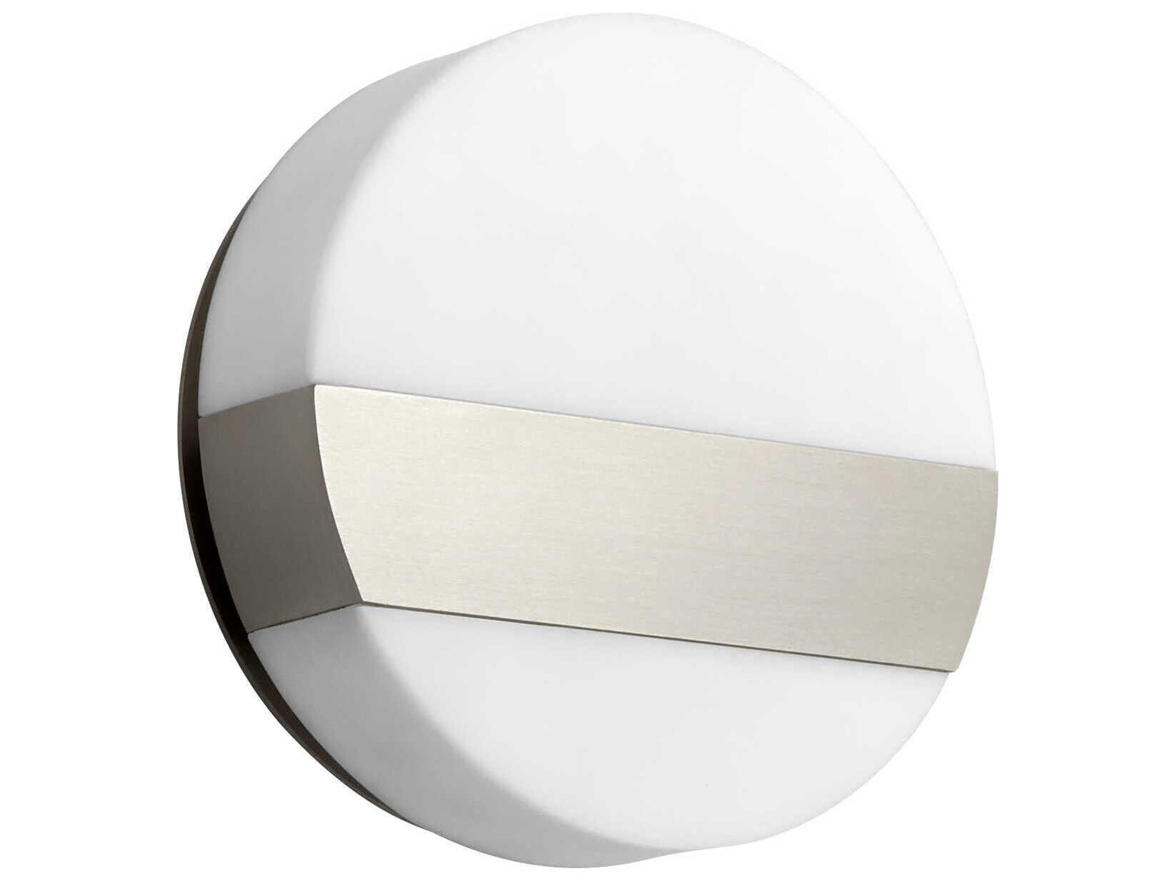 Aurora 1-Light Satin Nickel Wall Sconce