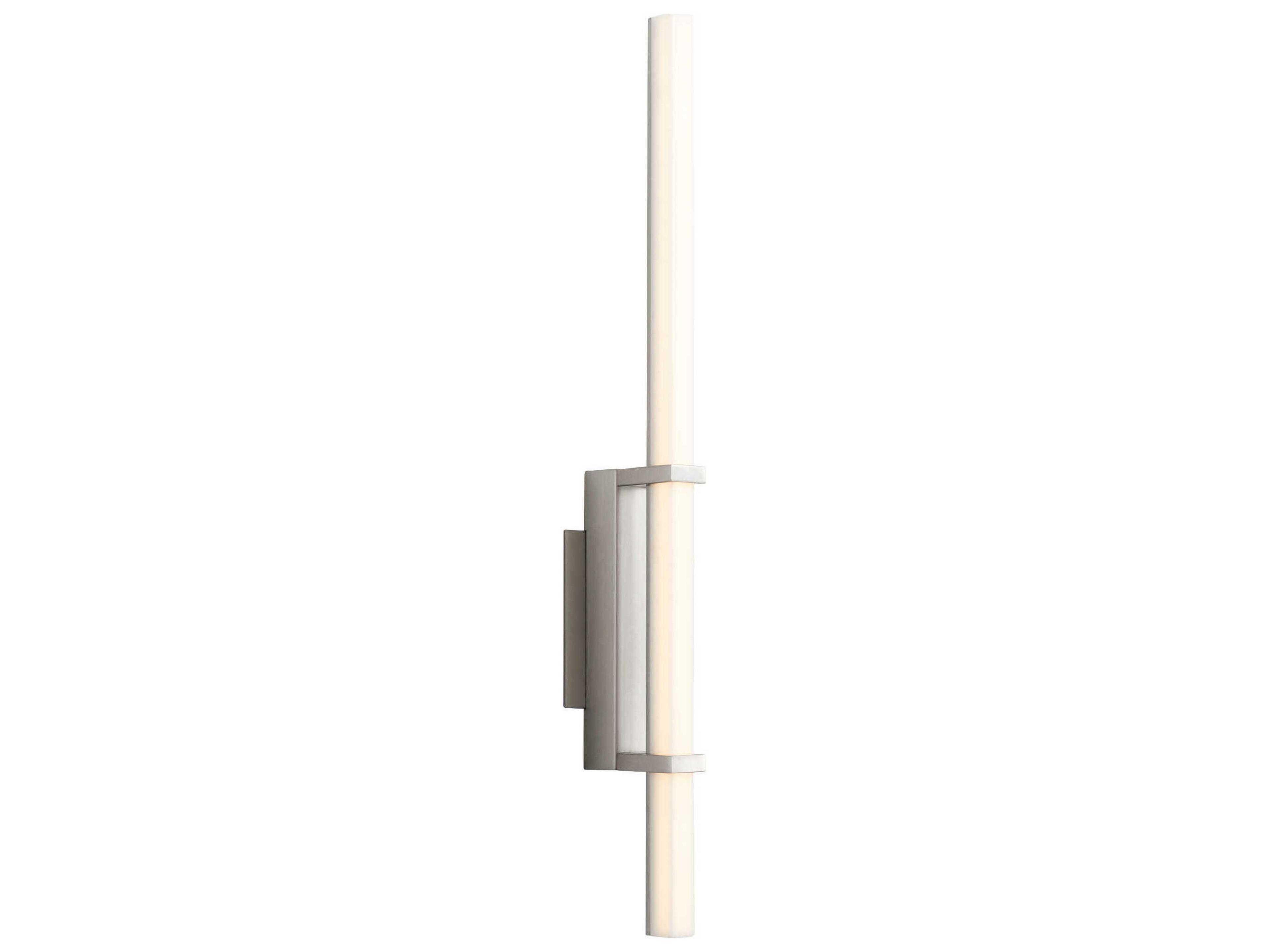 Oxygen by Quorum Wand 1-Light Satin Nickel Wall Sconce