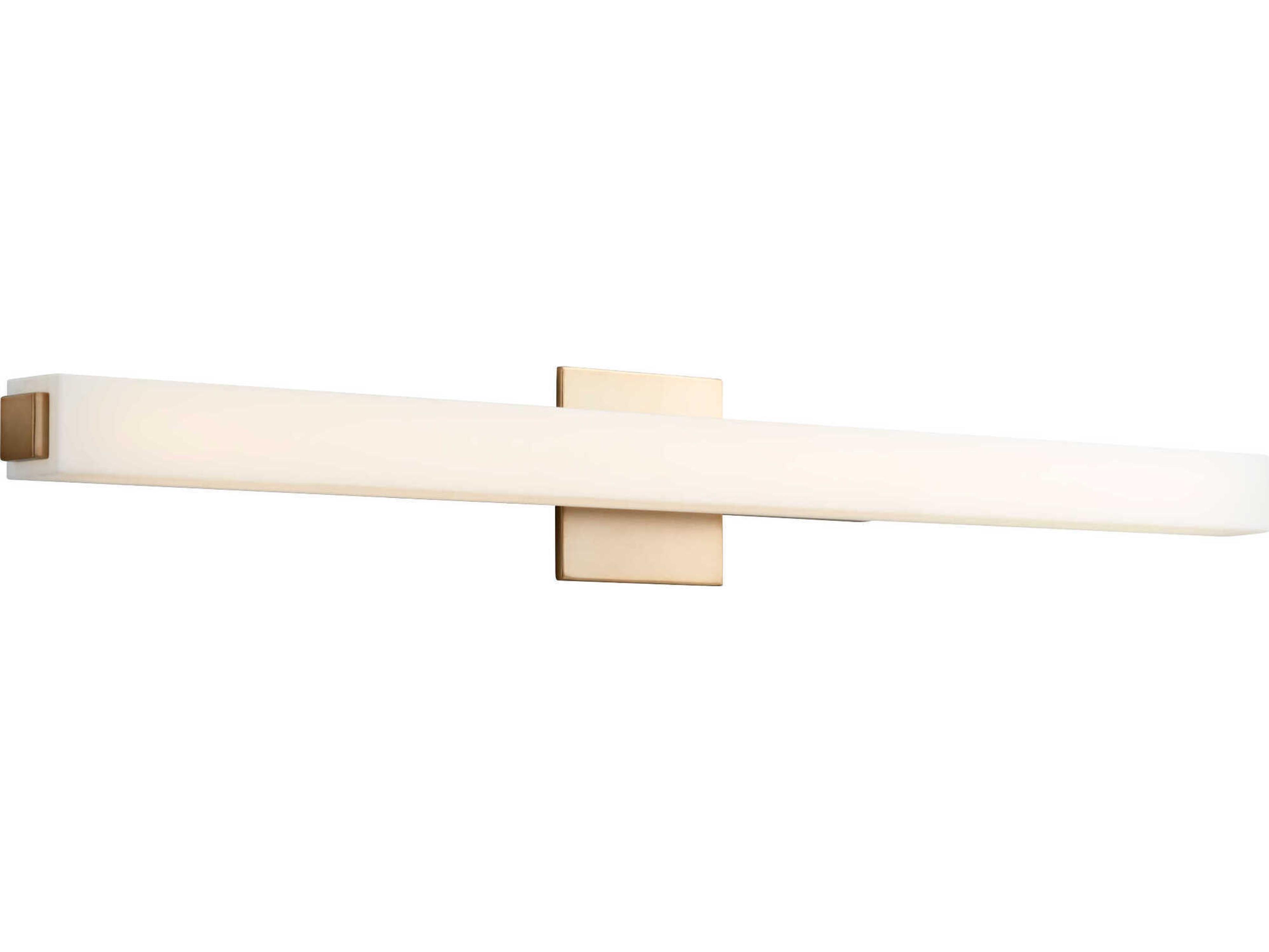 Oxygen by Quorum Adelphi Aged Brass Vanity Light