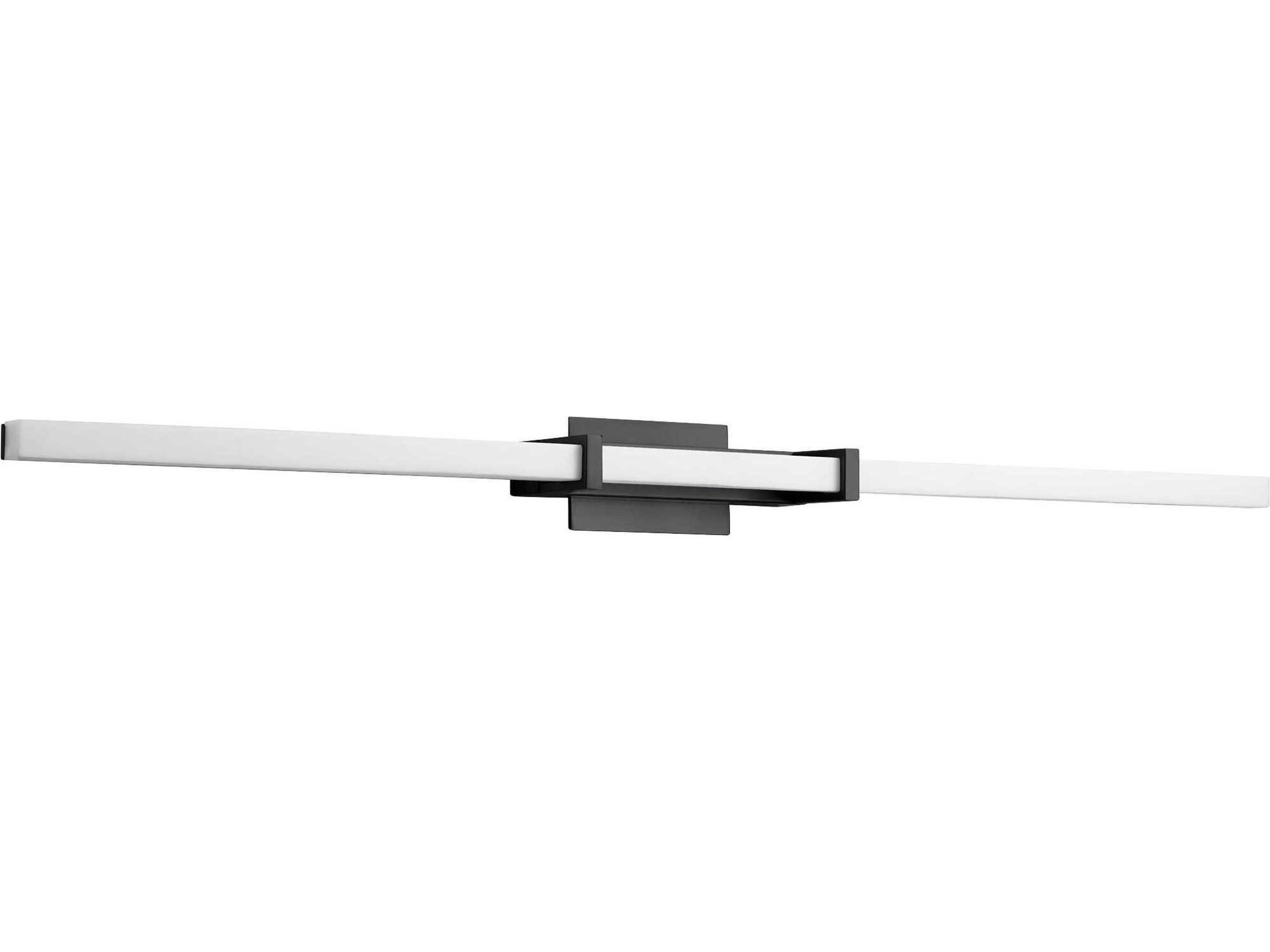 Oxygen by Quorum Wand 1-Light Black Vanity Light
