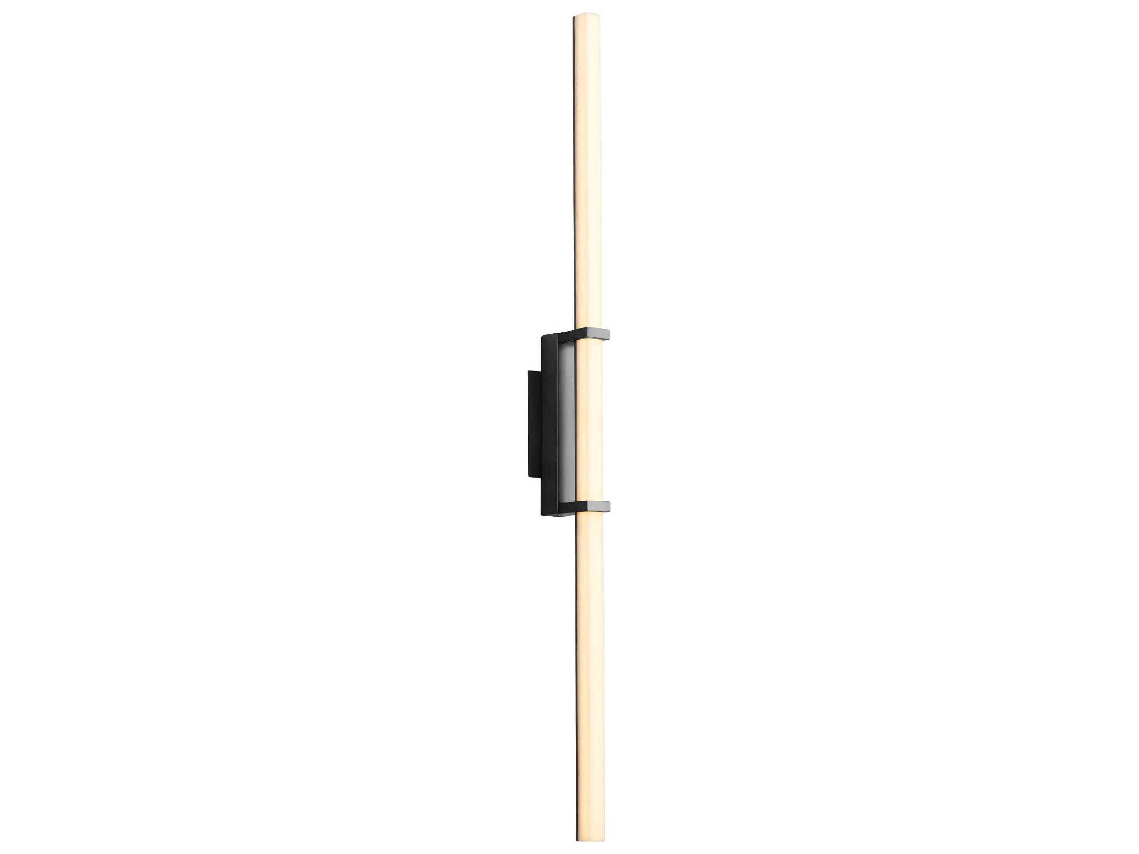 Oxygen by Quorum Wand 1-Light Black Vanity Light