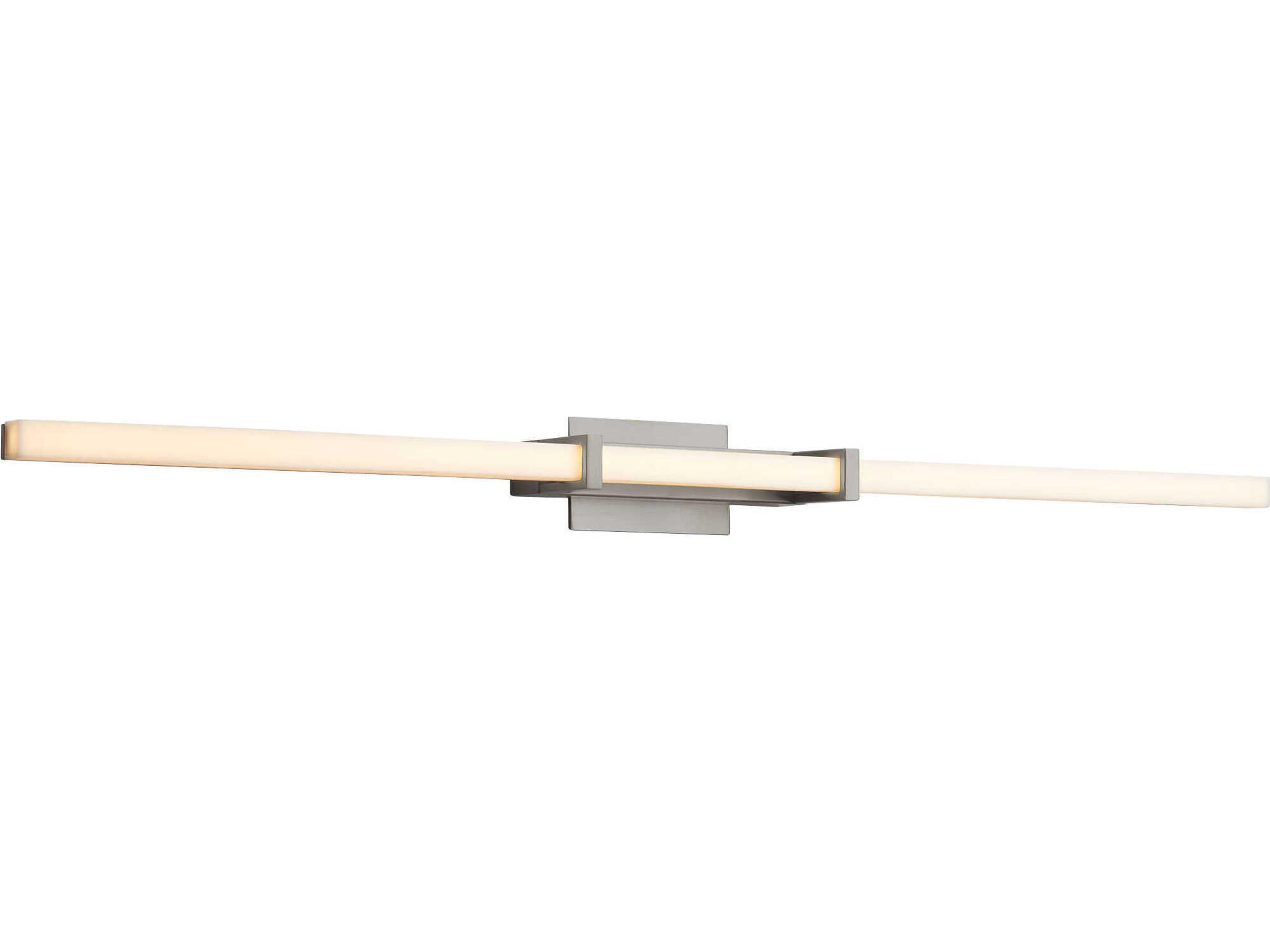 Oxygen by Quorum Wand 1-Light Satin Nickel Vanity Light