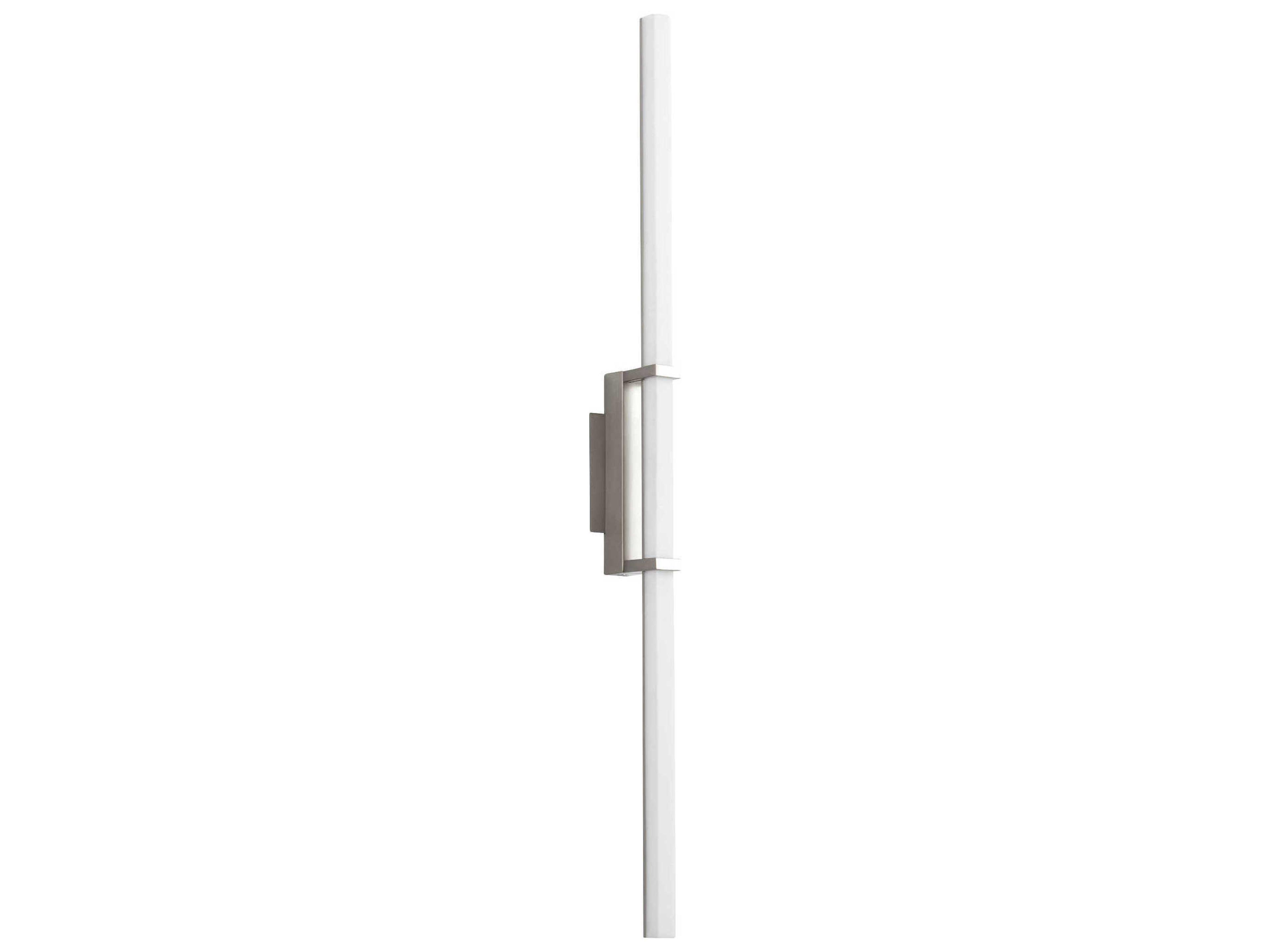 Oxygen by Quorum Wand 1-Light Satin Nickel Vanity Light
