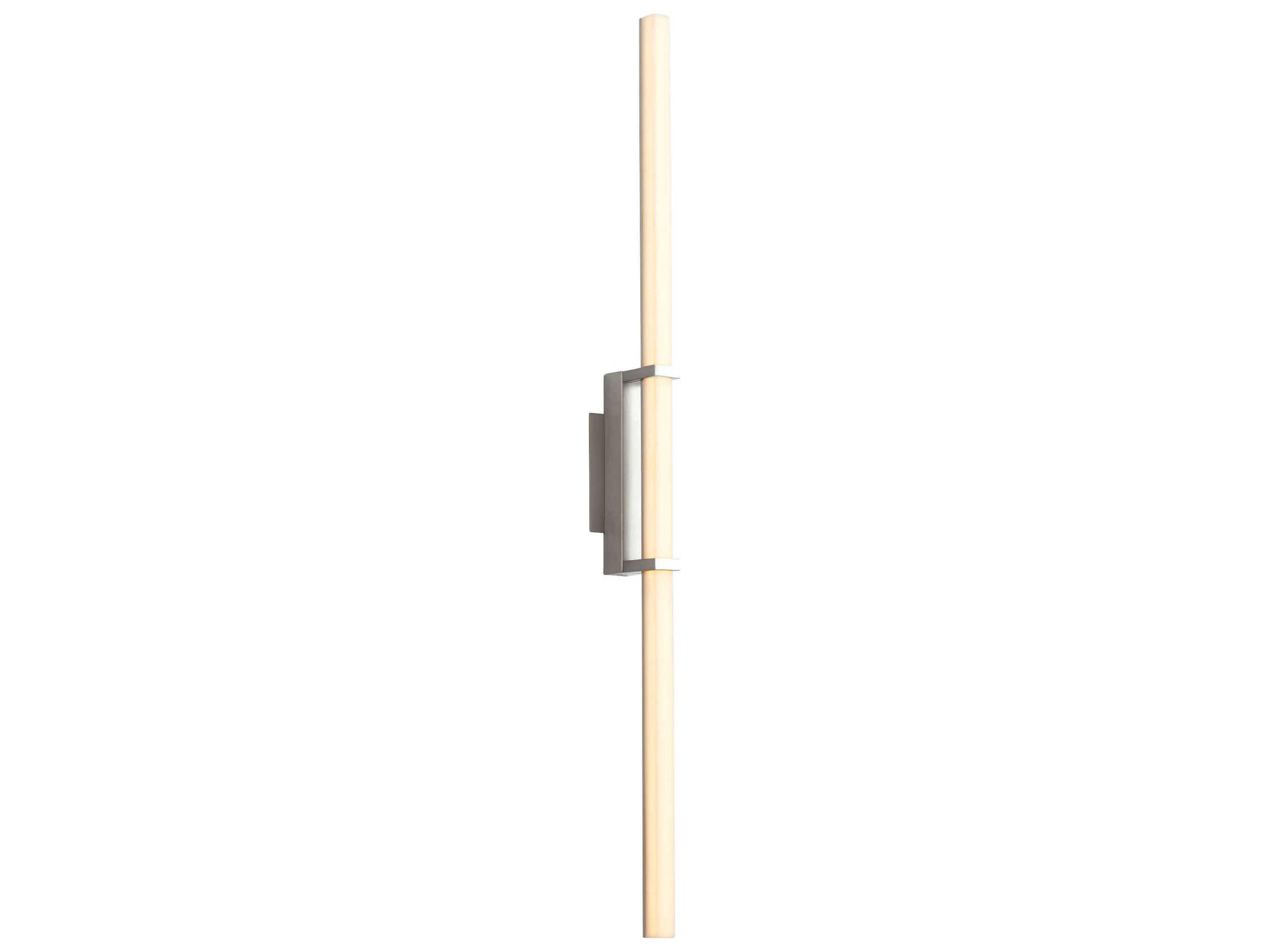 Oxygen by Quorum Wand 1-Light Satin Nickel Vanity Light