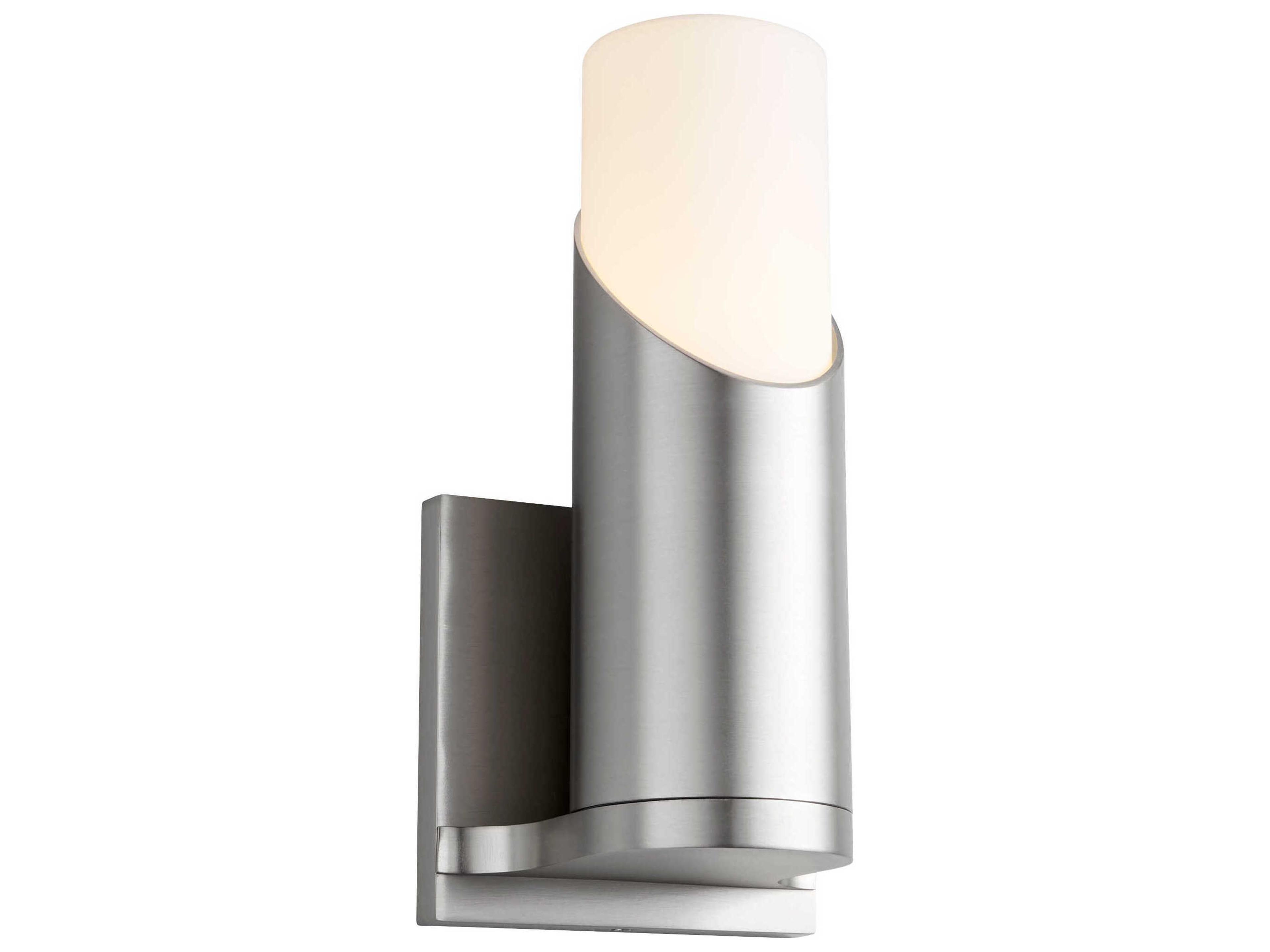 Oxygen by Quorum Ellipse 1-Light Satin Nickel Wall Sconce