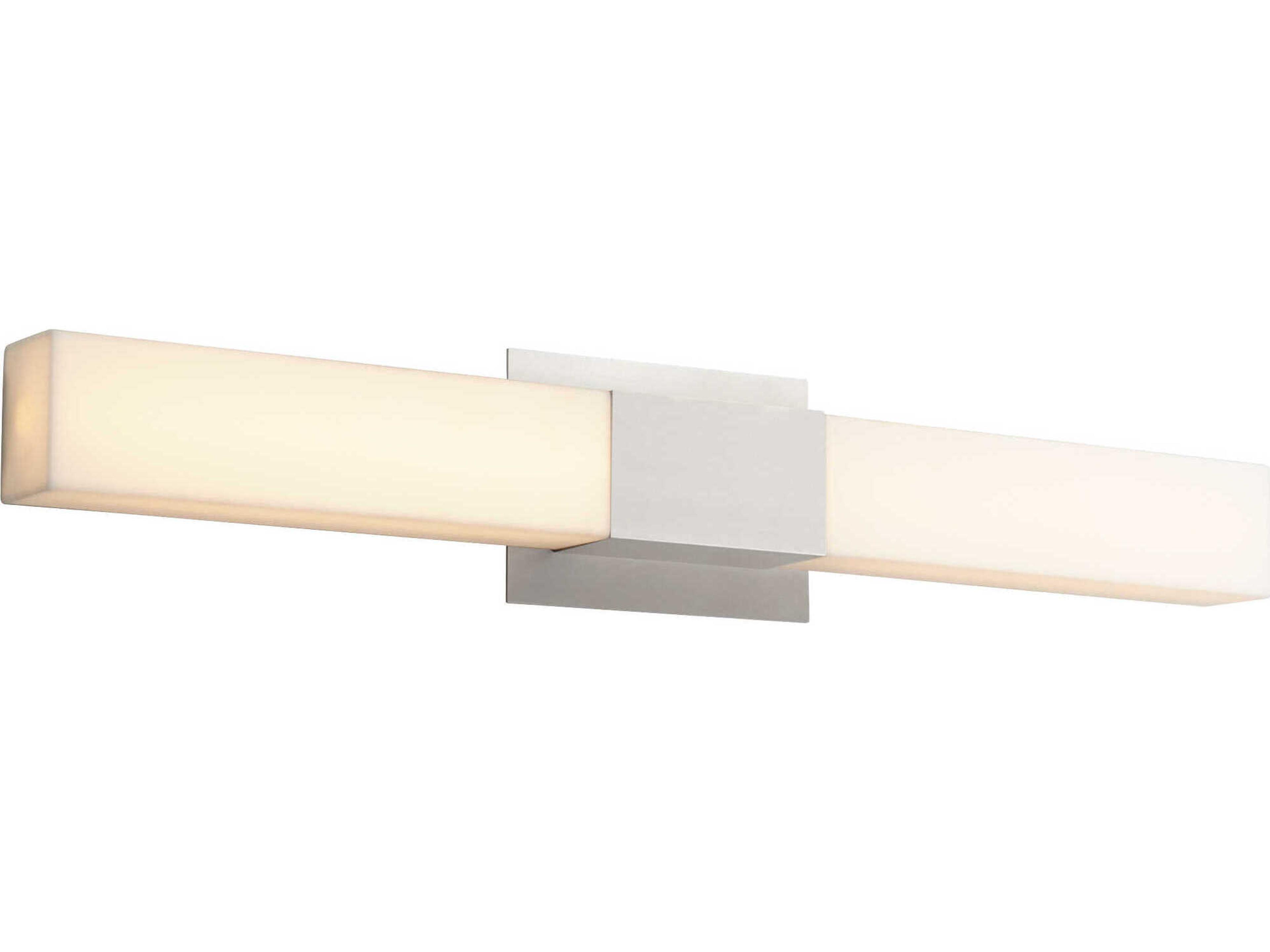 Oxygen by Quorum Vega 2-Light Satin Nickel Vanity Light