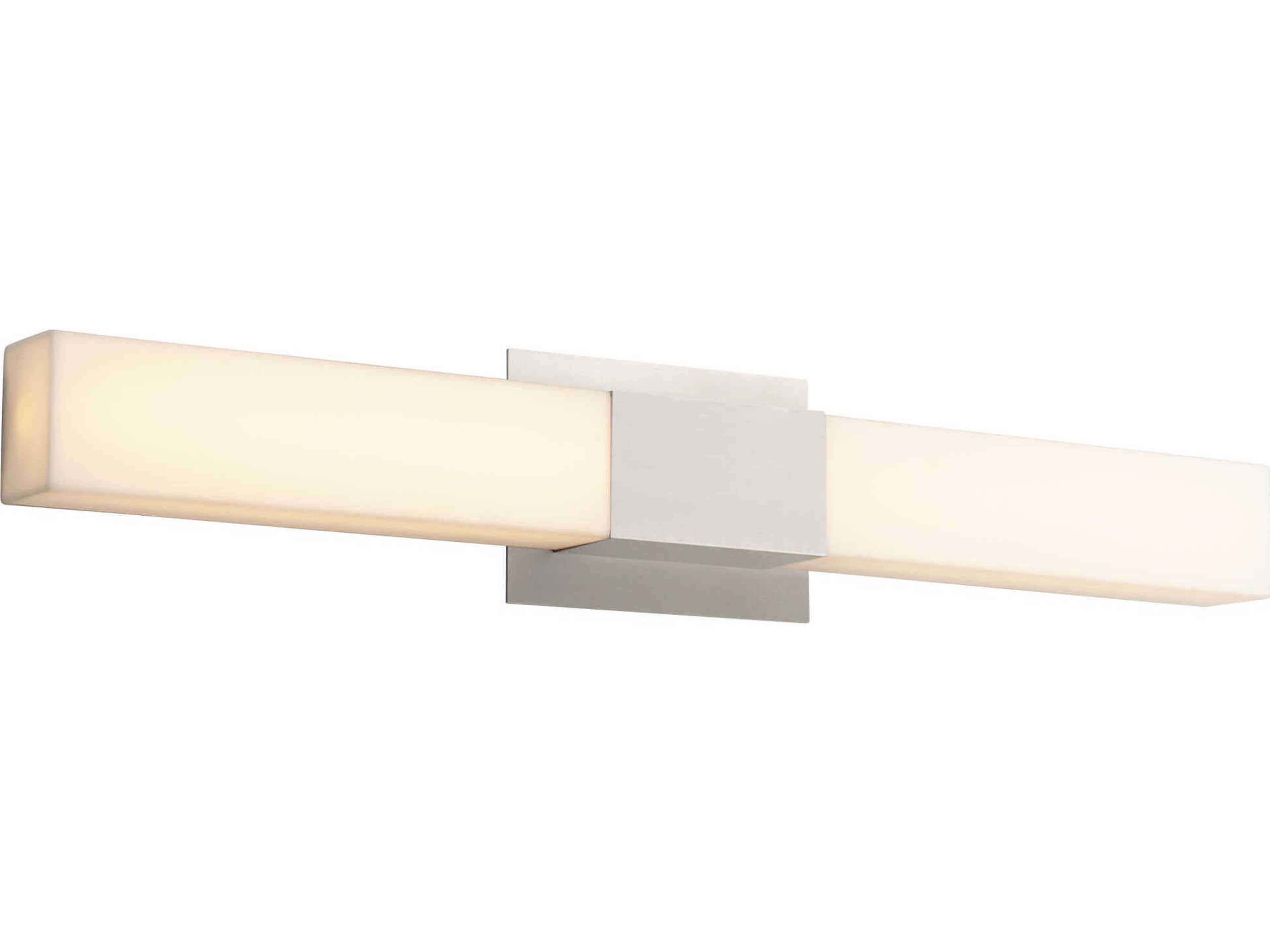 Oxygen by Quorum Vega 2-Light Satin Nickel Vanity Light