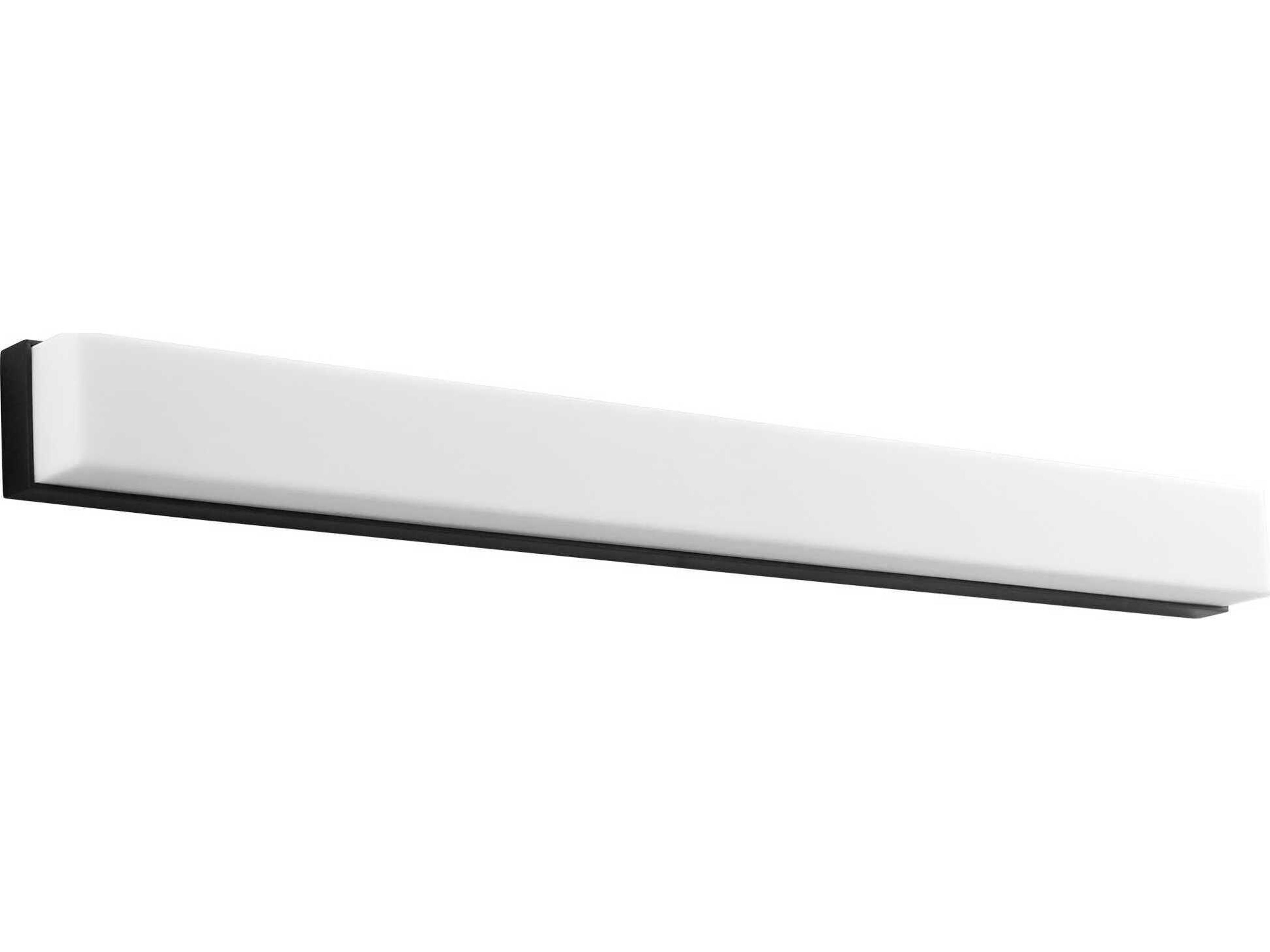 Oxygen by Quorum Adagio 1-Light Black Vanity Light