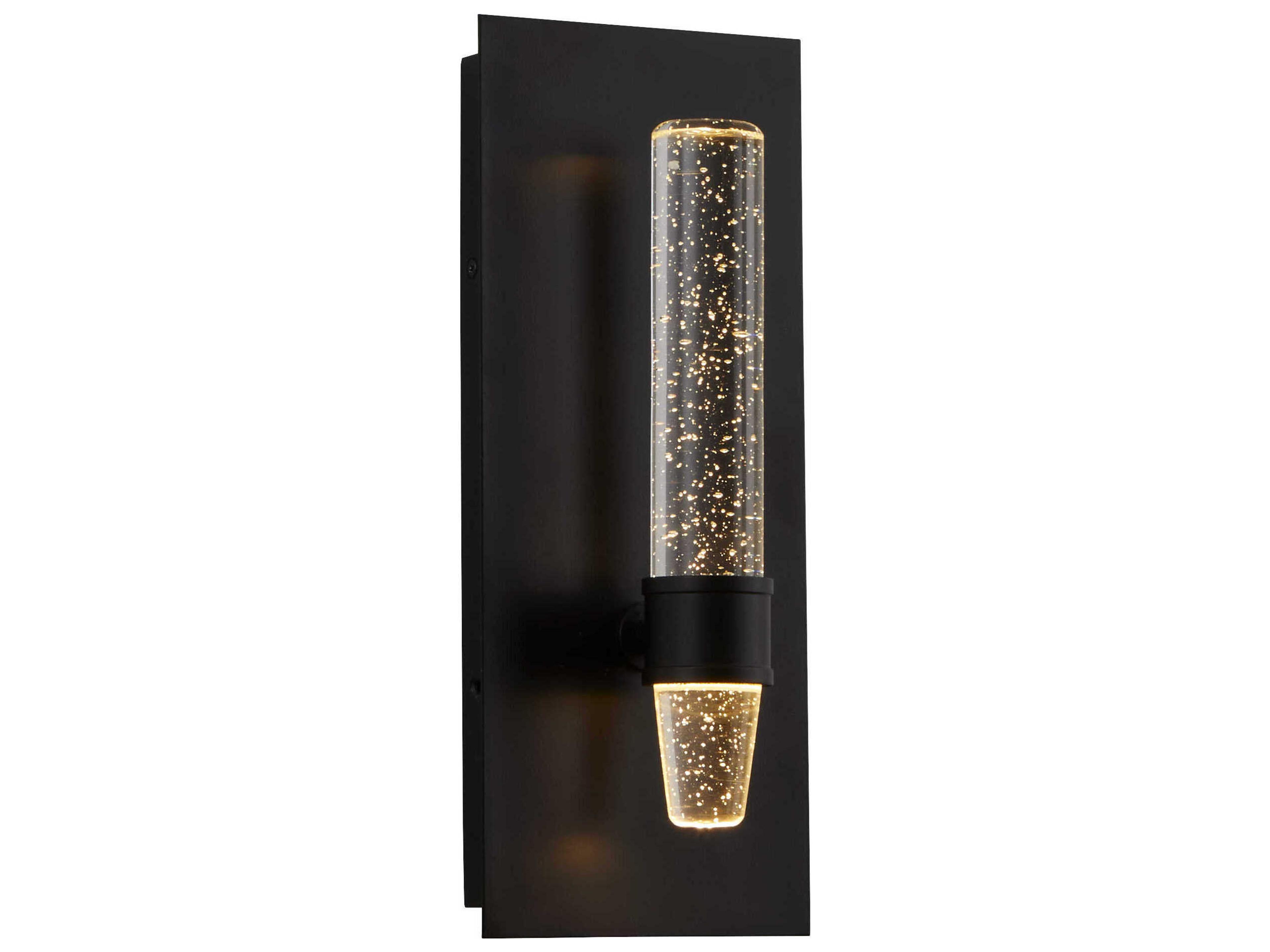 Oxygen by Quorum Ethos 1-Light Black Wall Sconce