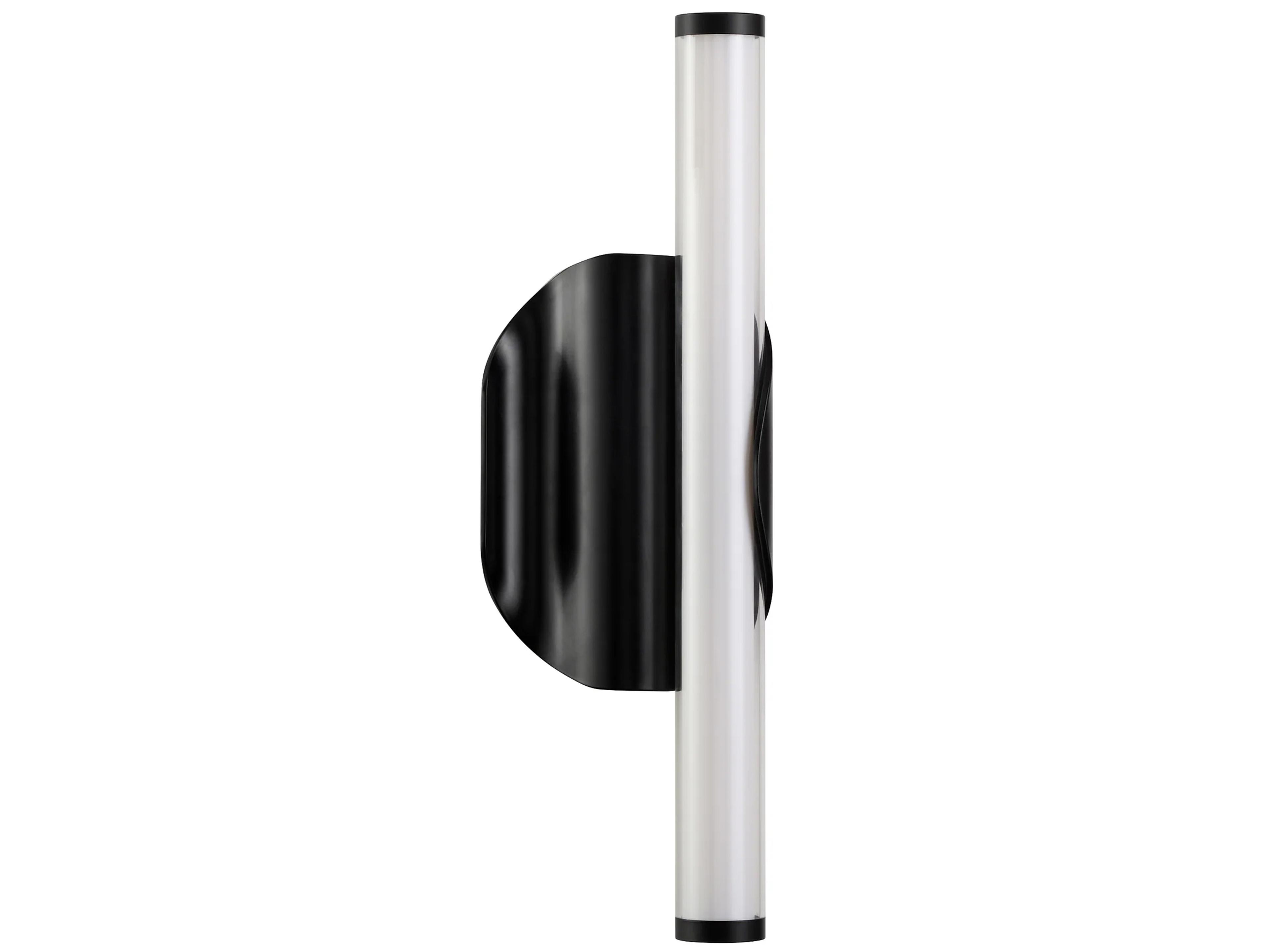 Ola 1-Light Black Wall Sconce