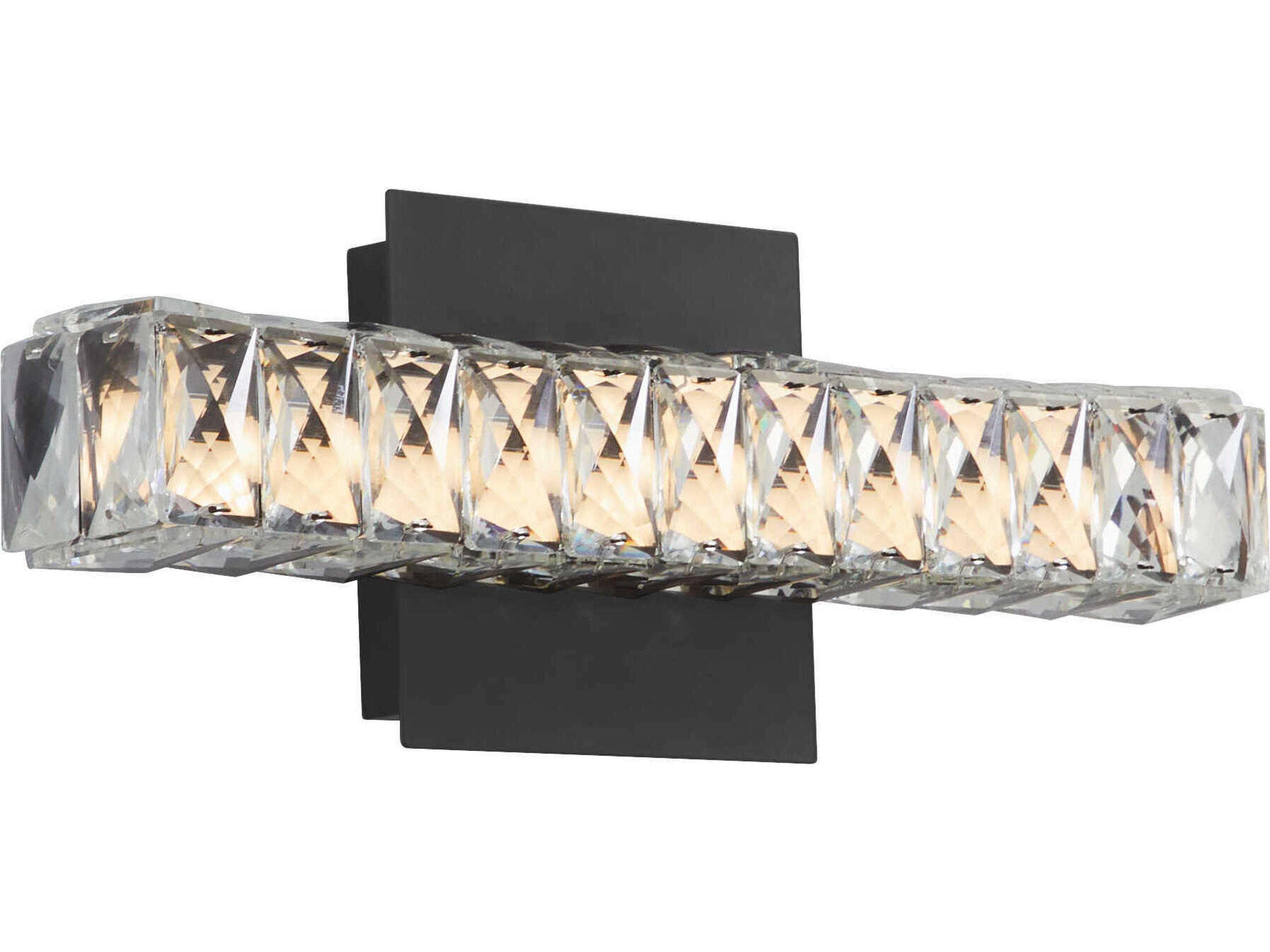 Oxygen by Quorum Elan 1-Light Black Wall Sconce