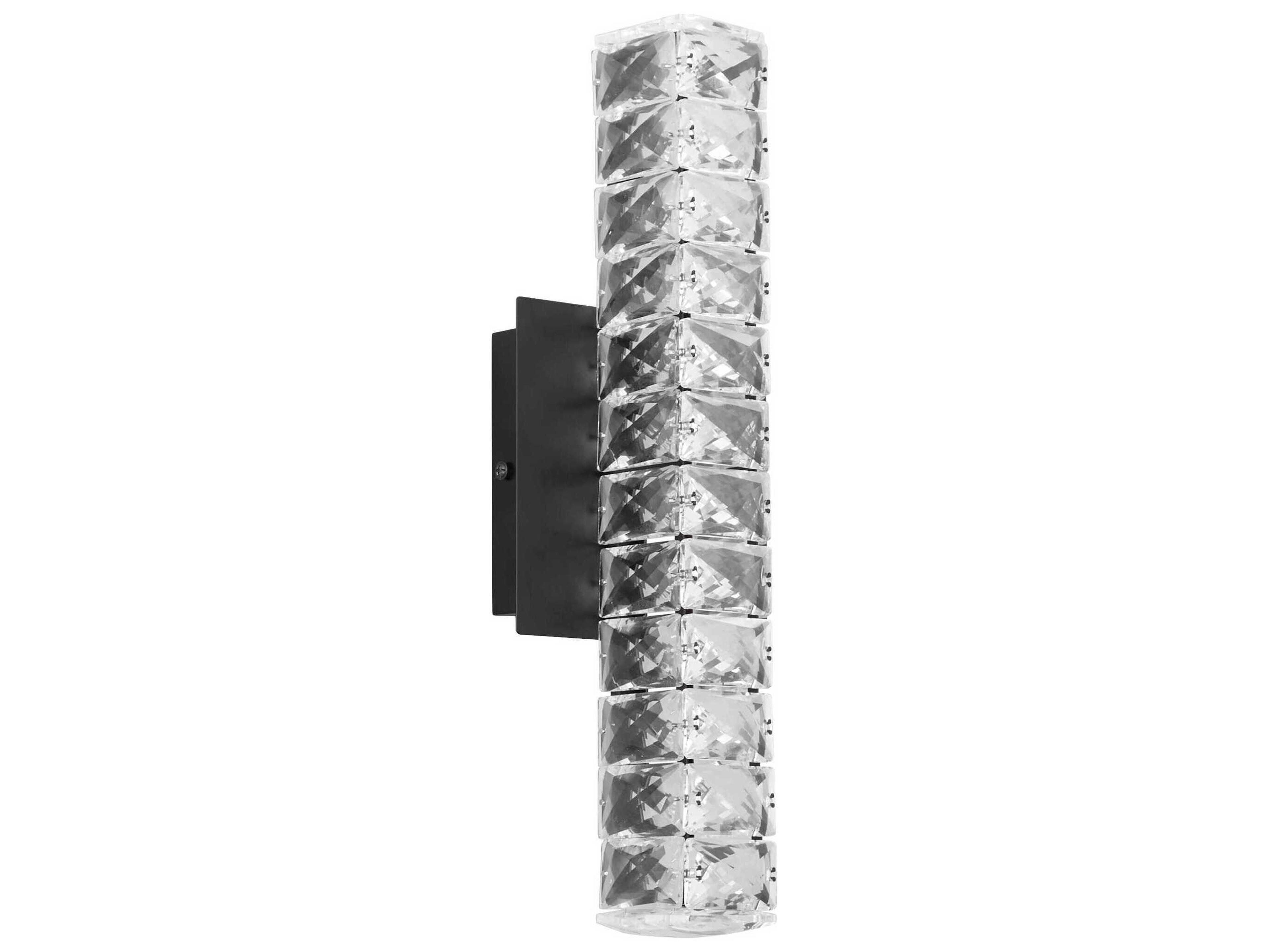 Oxygen by Quorum Elan 1-Light Black Wall Sconce