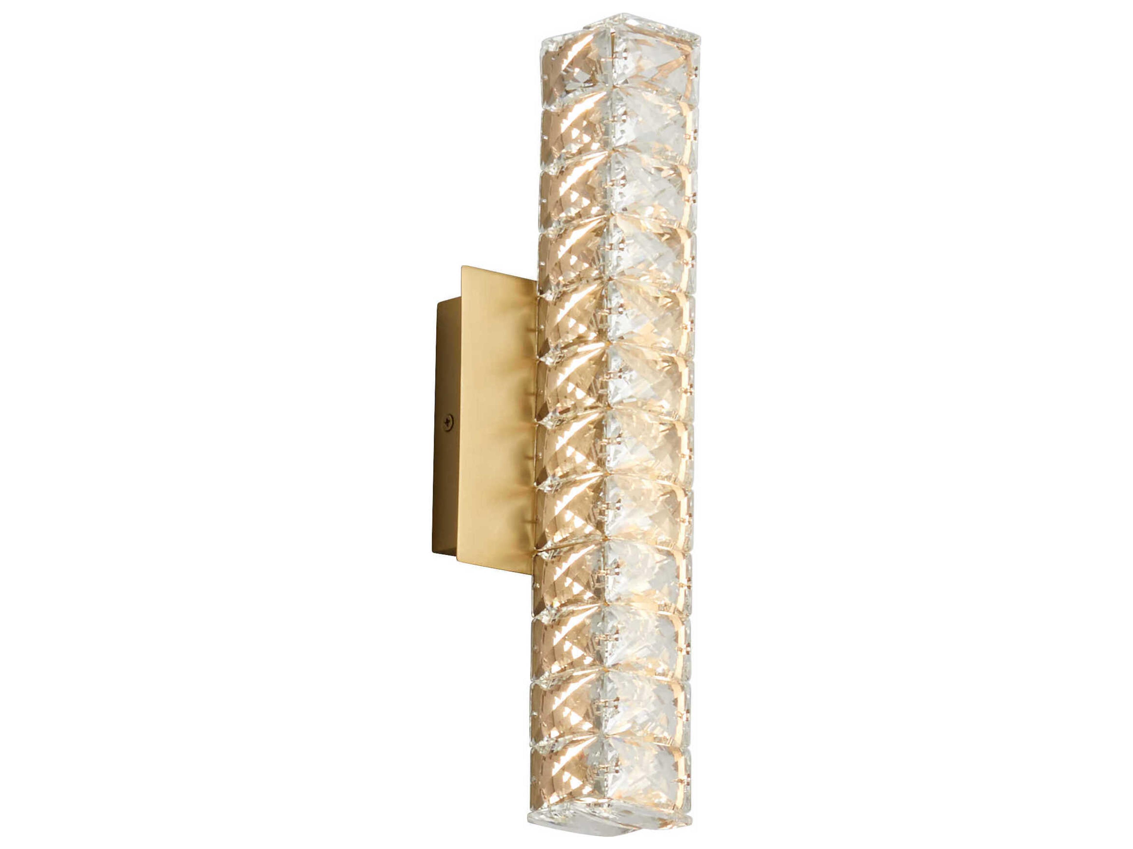 Oxygen by Quorum Elan 1-Light Aged Brass Wall Sconce