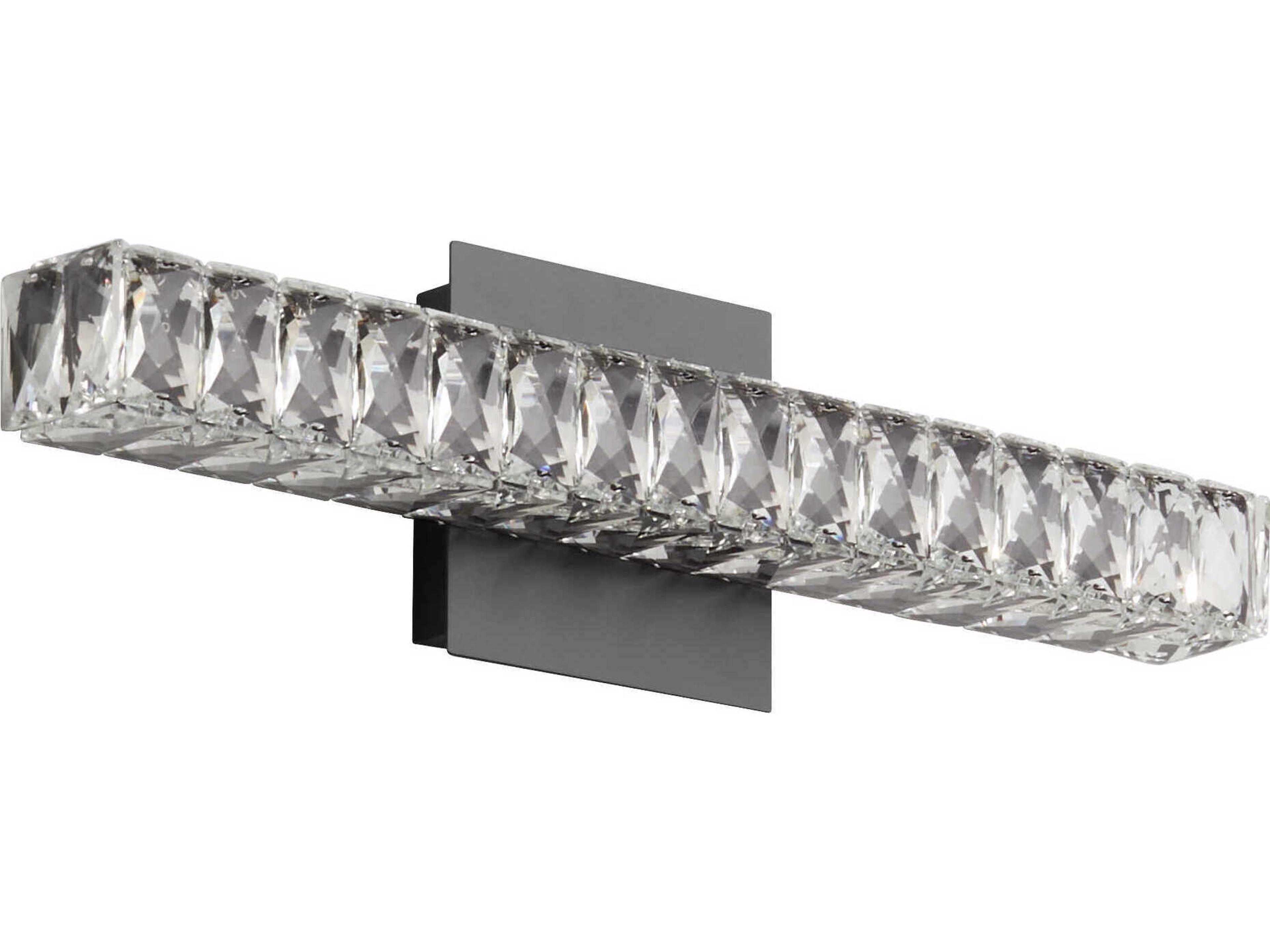 Elan 1-Light Black Vanity Light