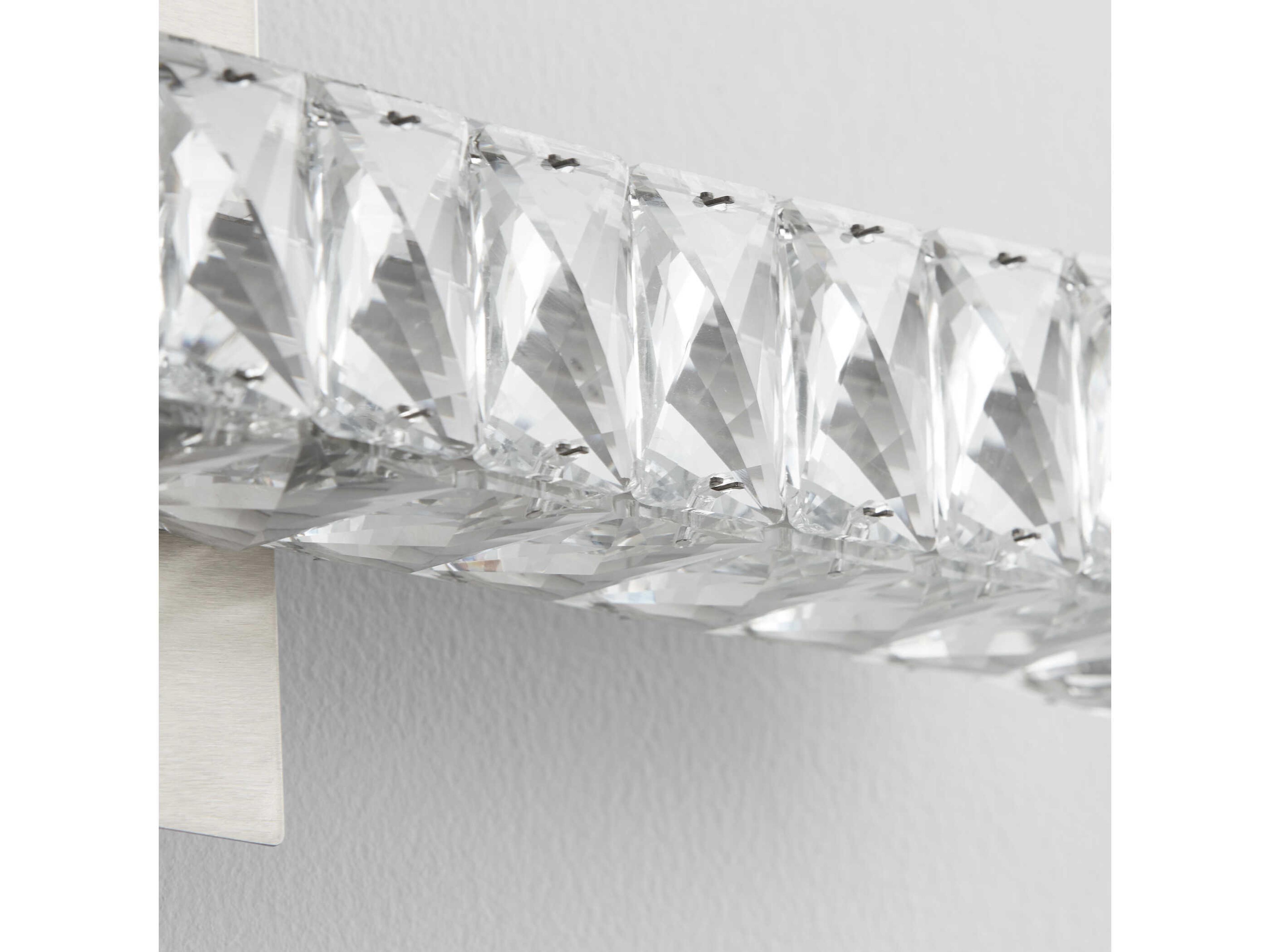 Oxygen by Quorum Elan 1-Light Satin Nickel Vanity Light