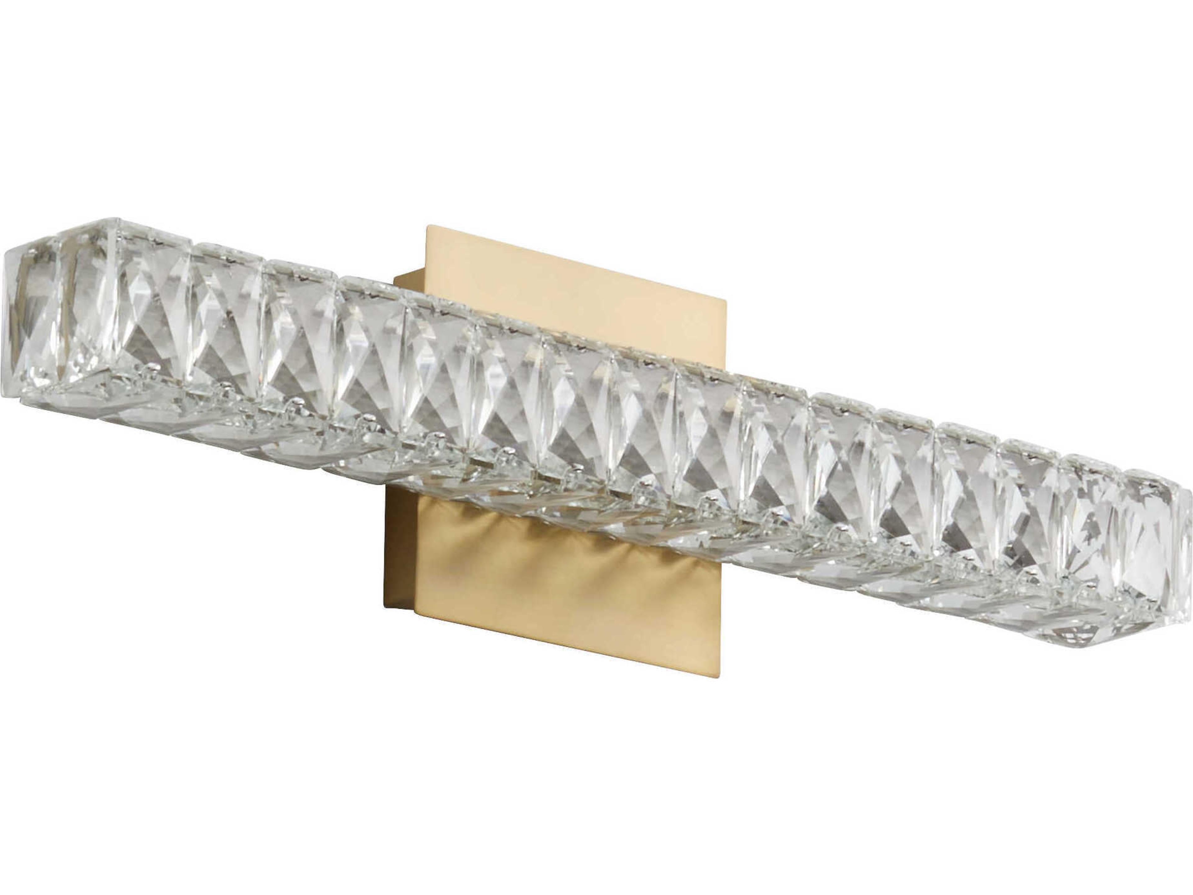 Elan 1-Light Aged Brass Vanity Light