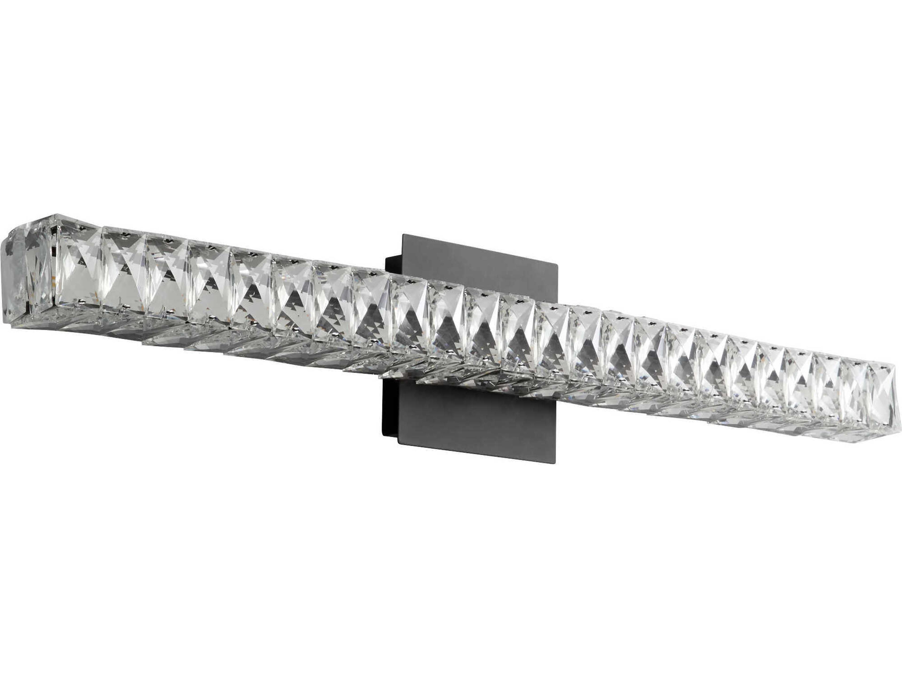 Elan 2-Light Black Vanity Light