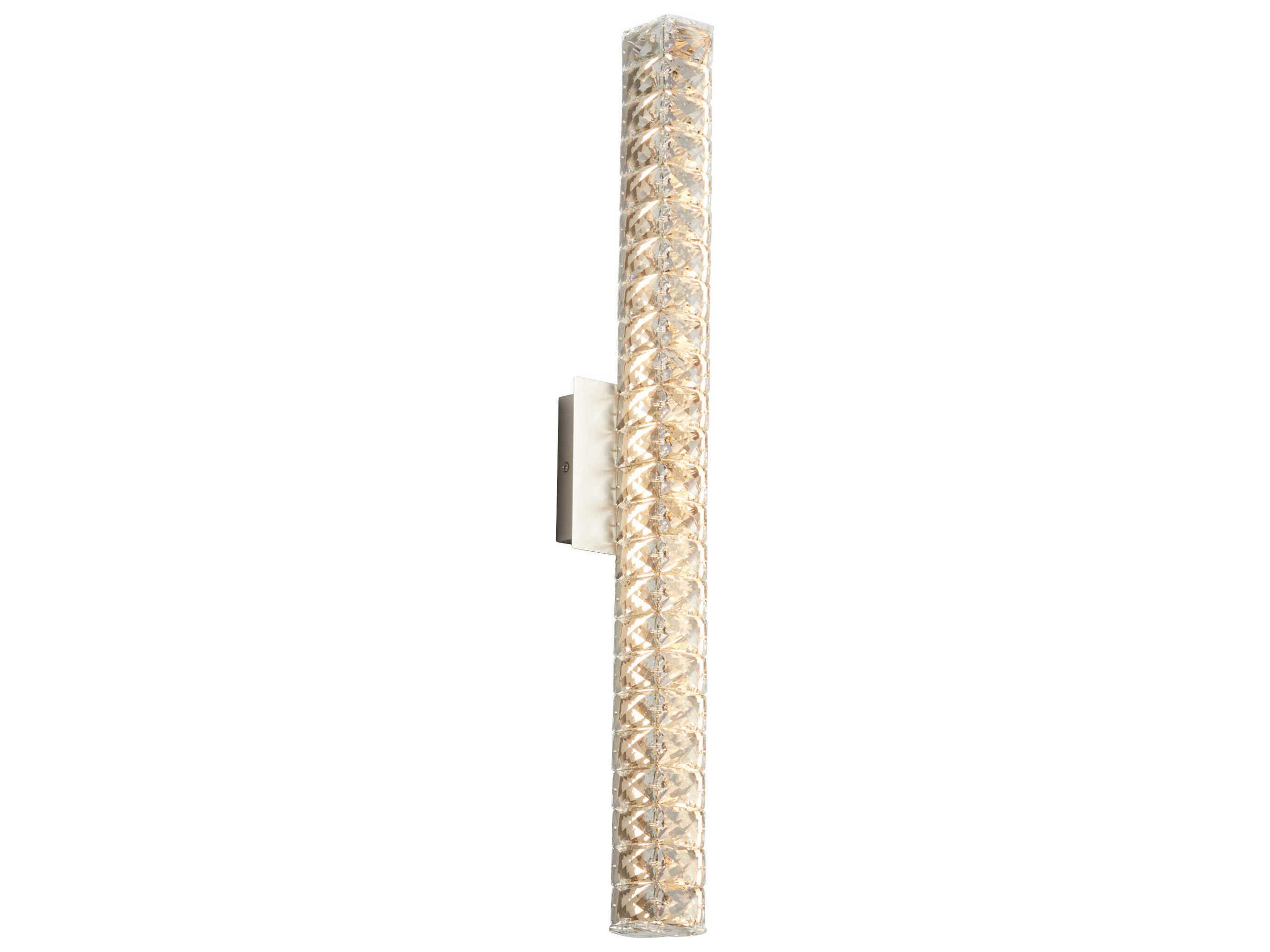 Oxygen by Quorum Elan 2-Light Satin Nickel Vanity Light