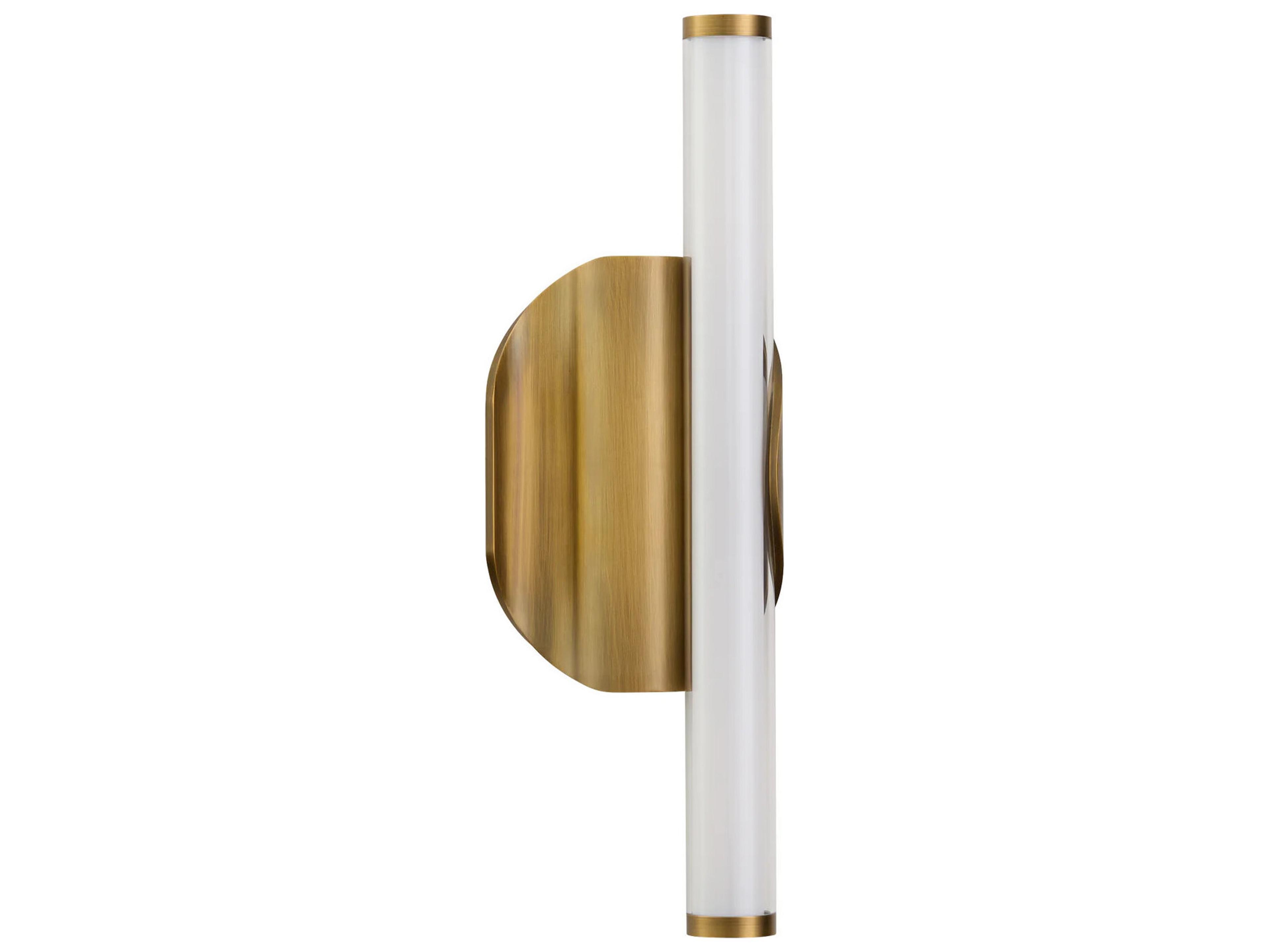 Ola 1-Light Brushed Brass Wall Sconce