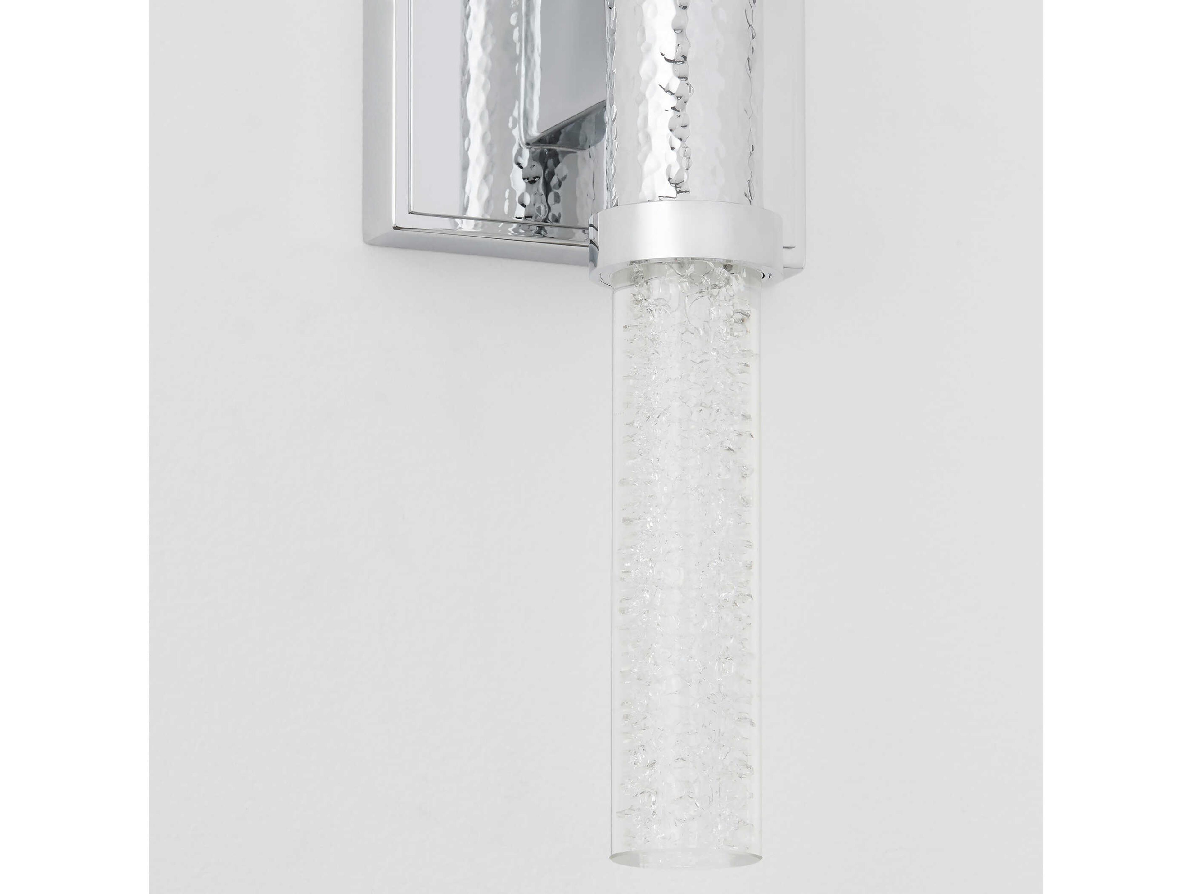 Oxygen by Quorum Monet 2-Light Polished Chrome Wall Sconce