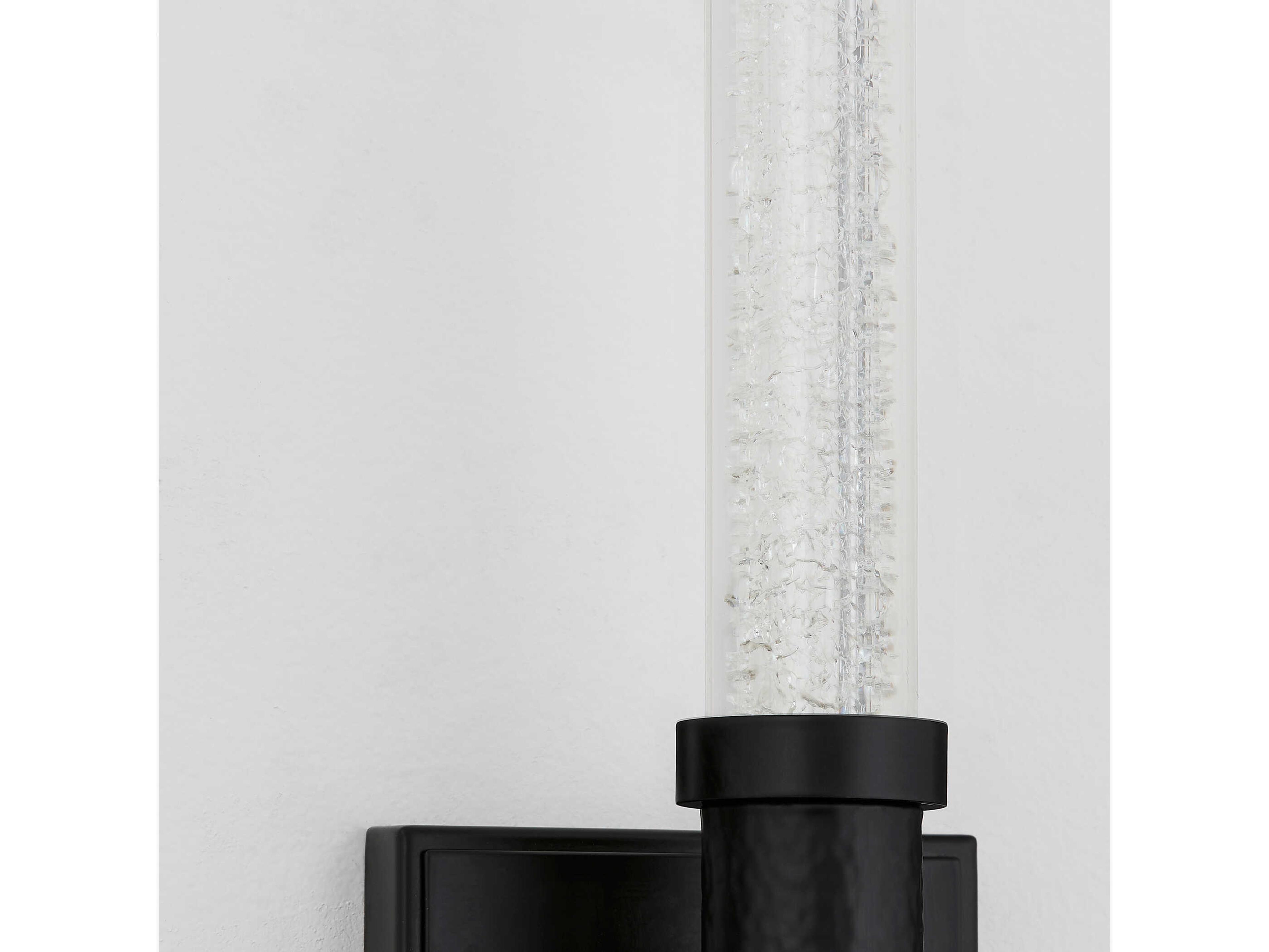 Oxygen by Quorum Monet 2-Light Black Wall Sconce