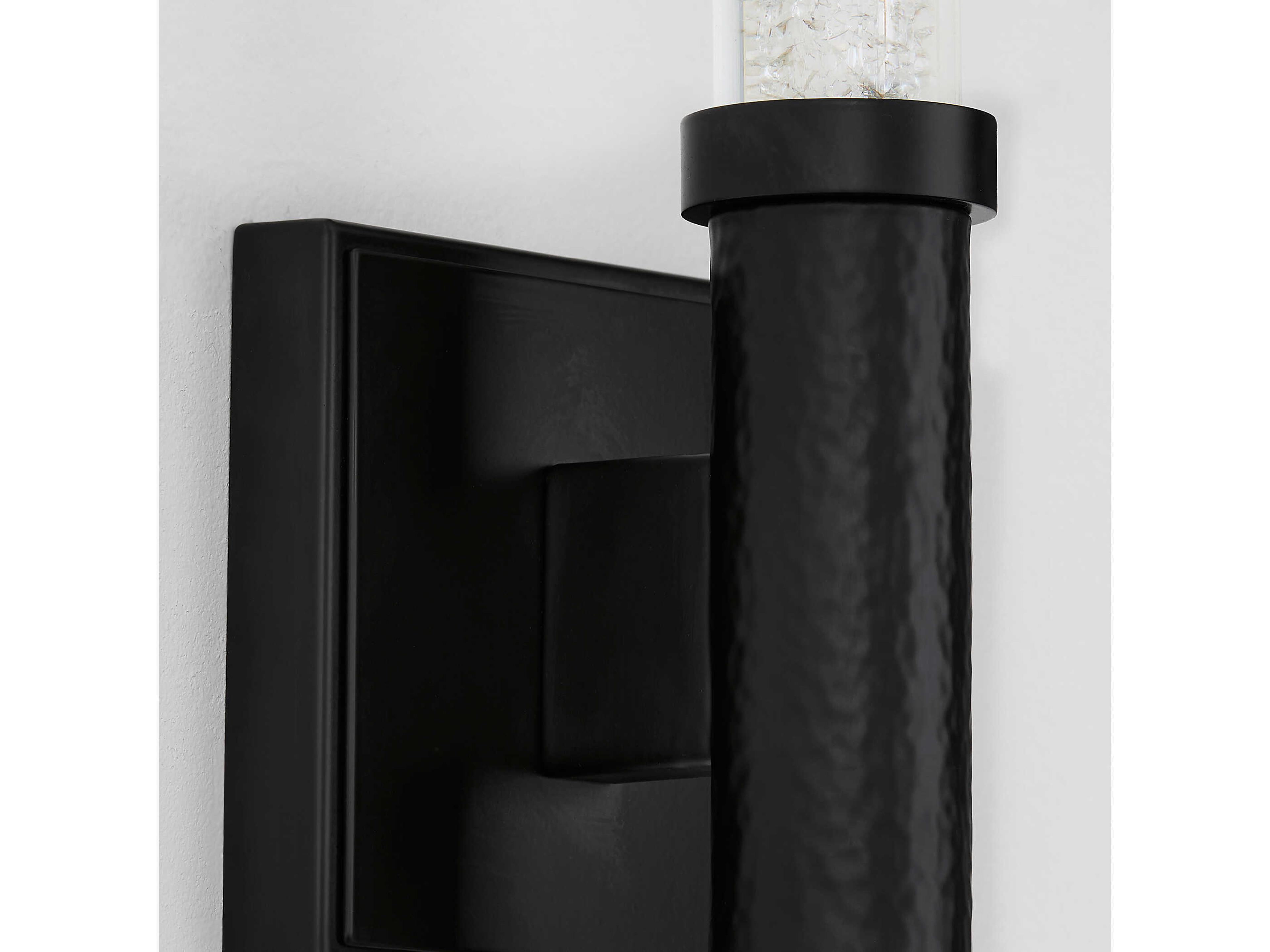 Oxygen by Quorum Monet 2-Light Black Wall Sconce