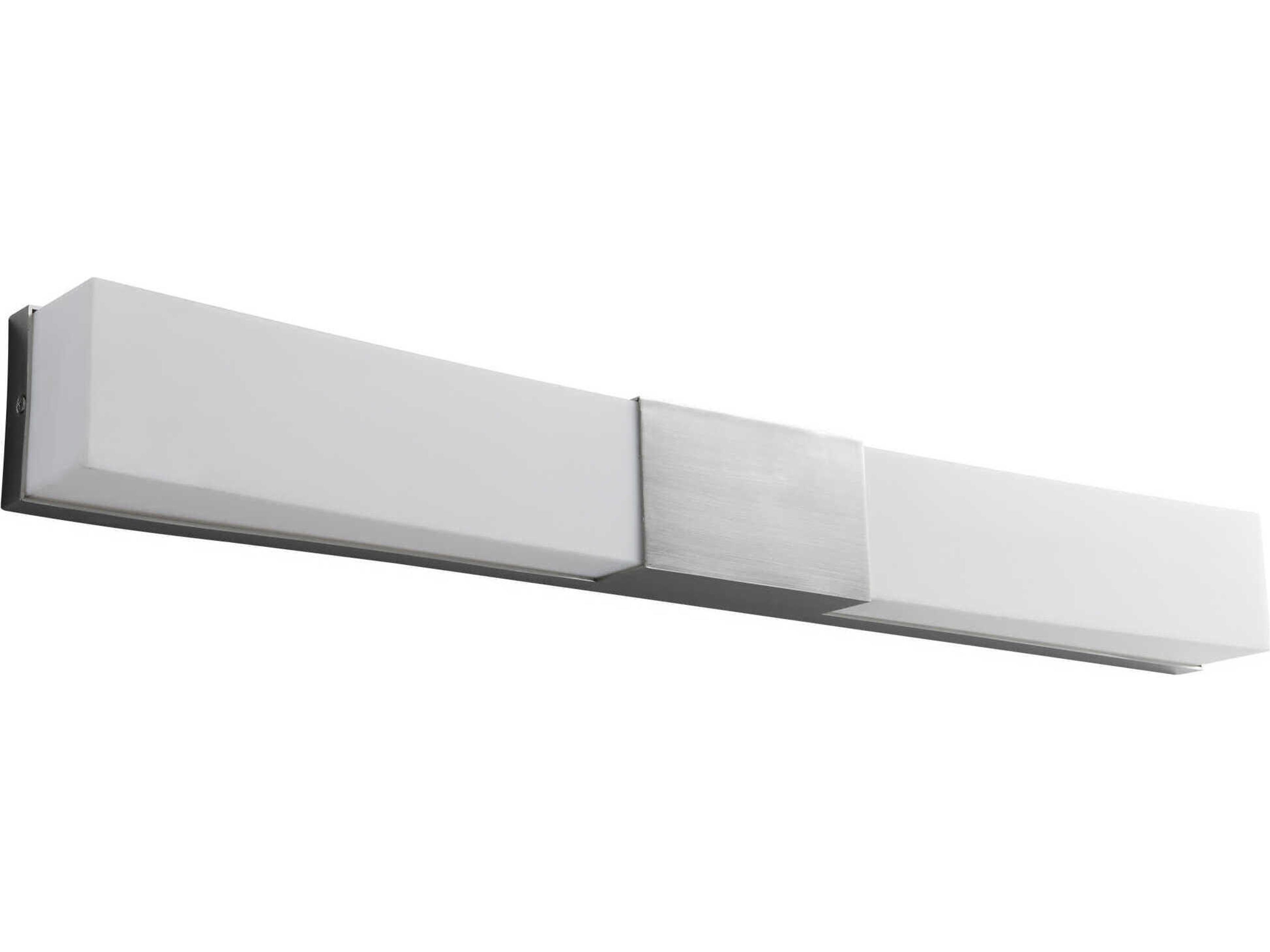 Crescent 2-Light Satin Nickel Vanity Light