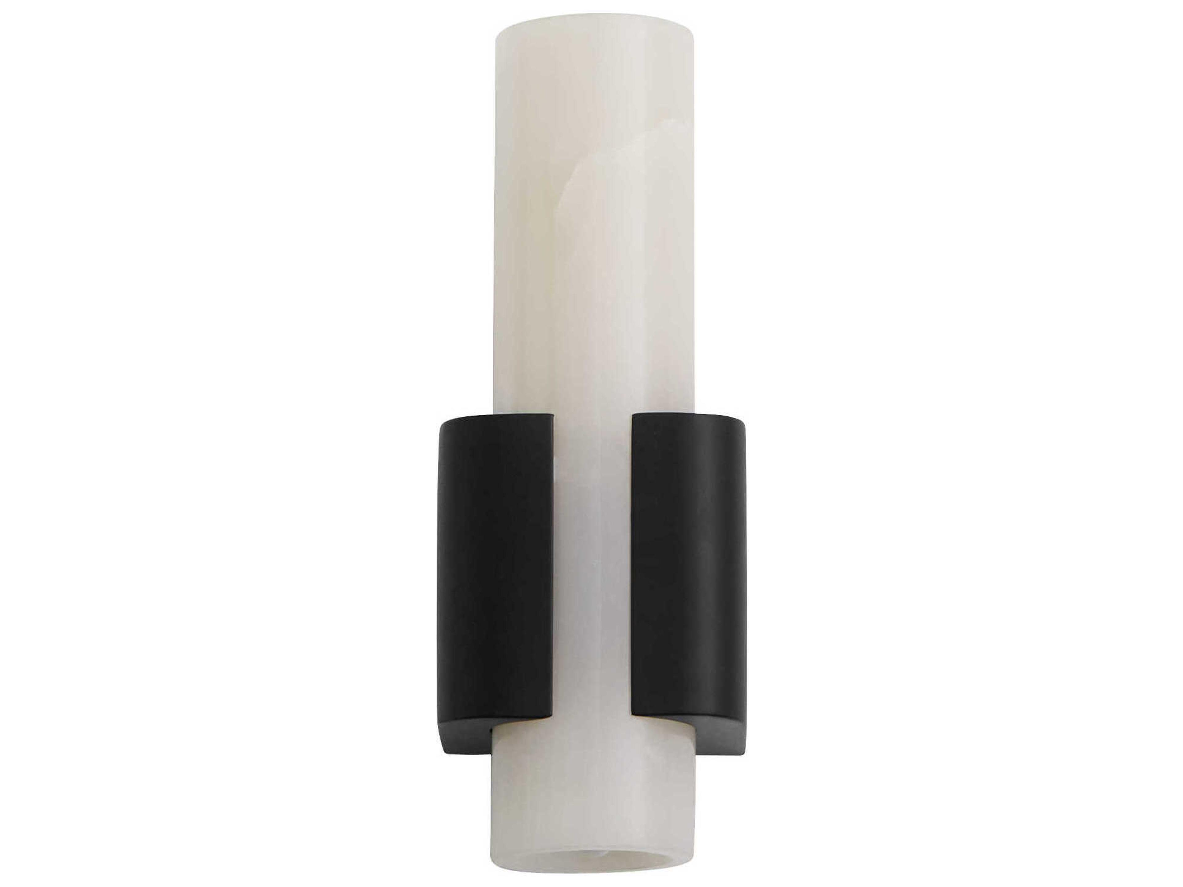 Virtue 1-Light Black Wall Sconce