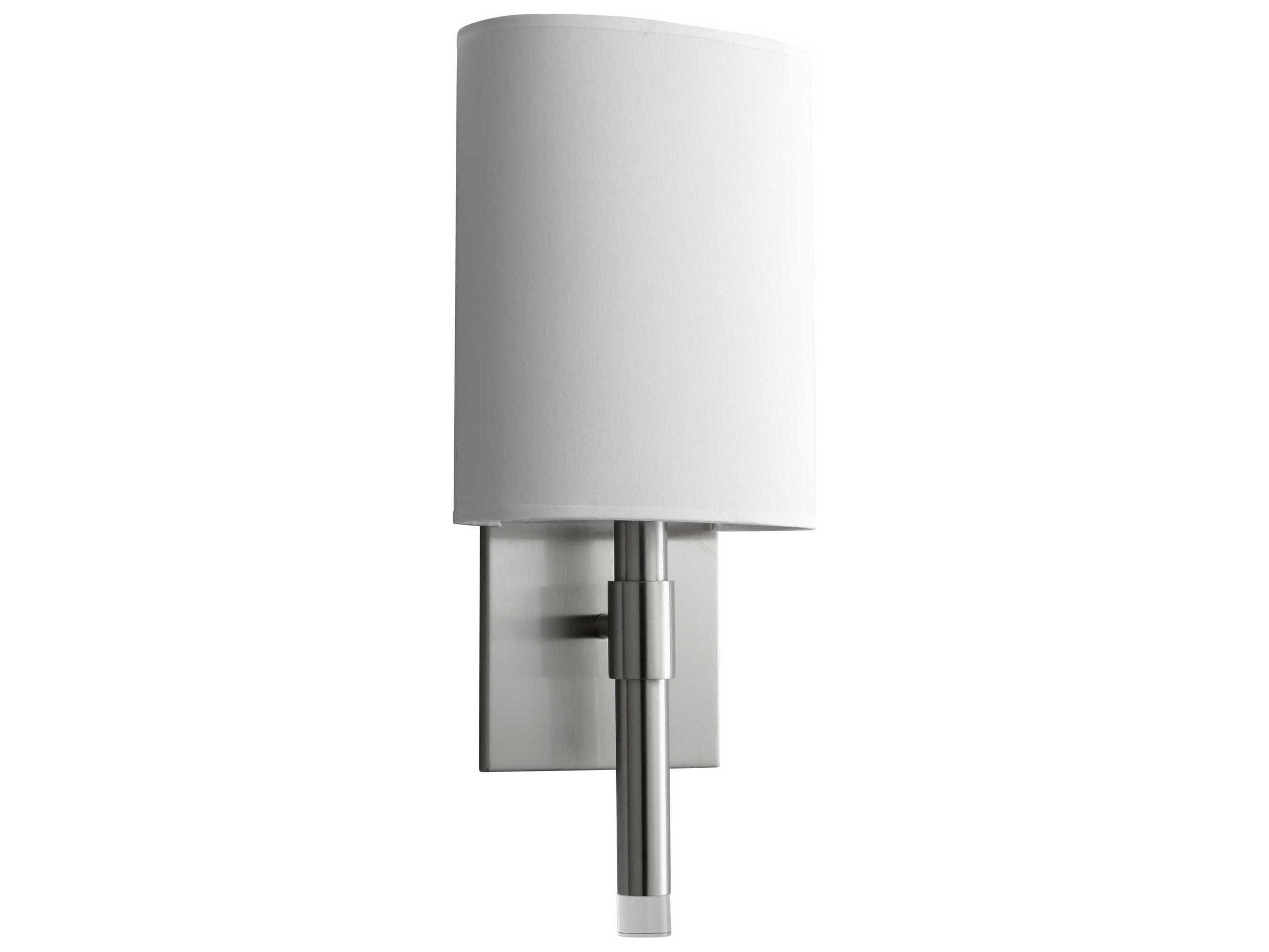 Beacon 1-Light Satin Nickel Wall Sconce