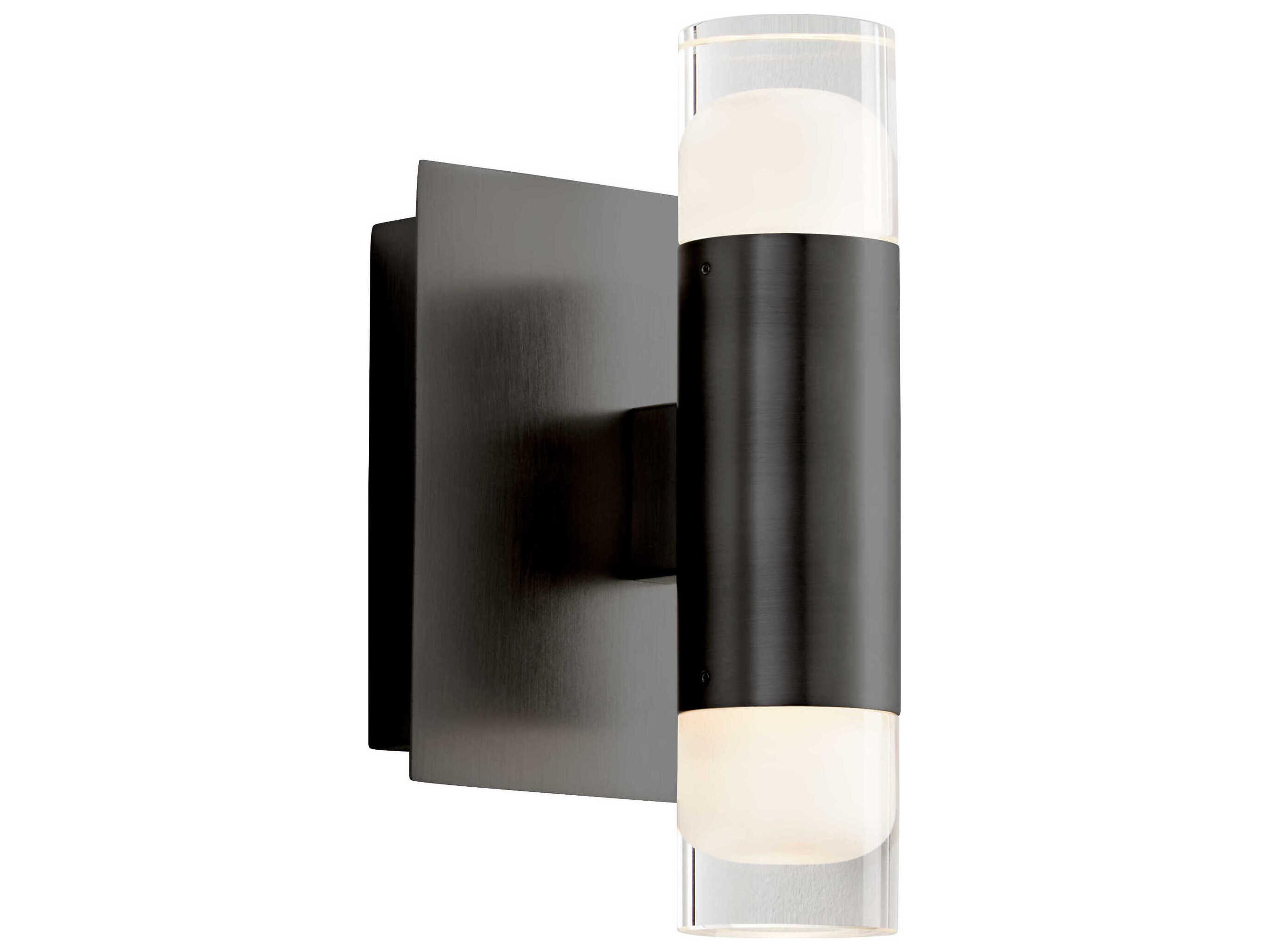 Oxygen by Quorum Alarum 2-Light Black Wall Sconce