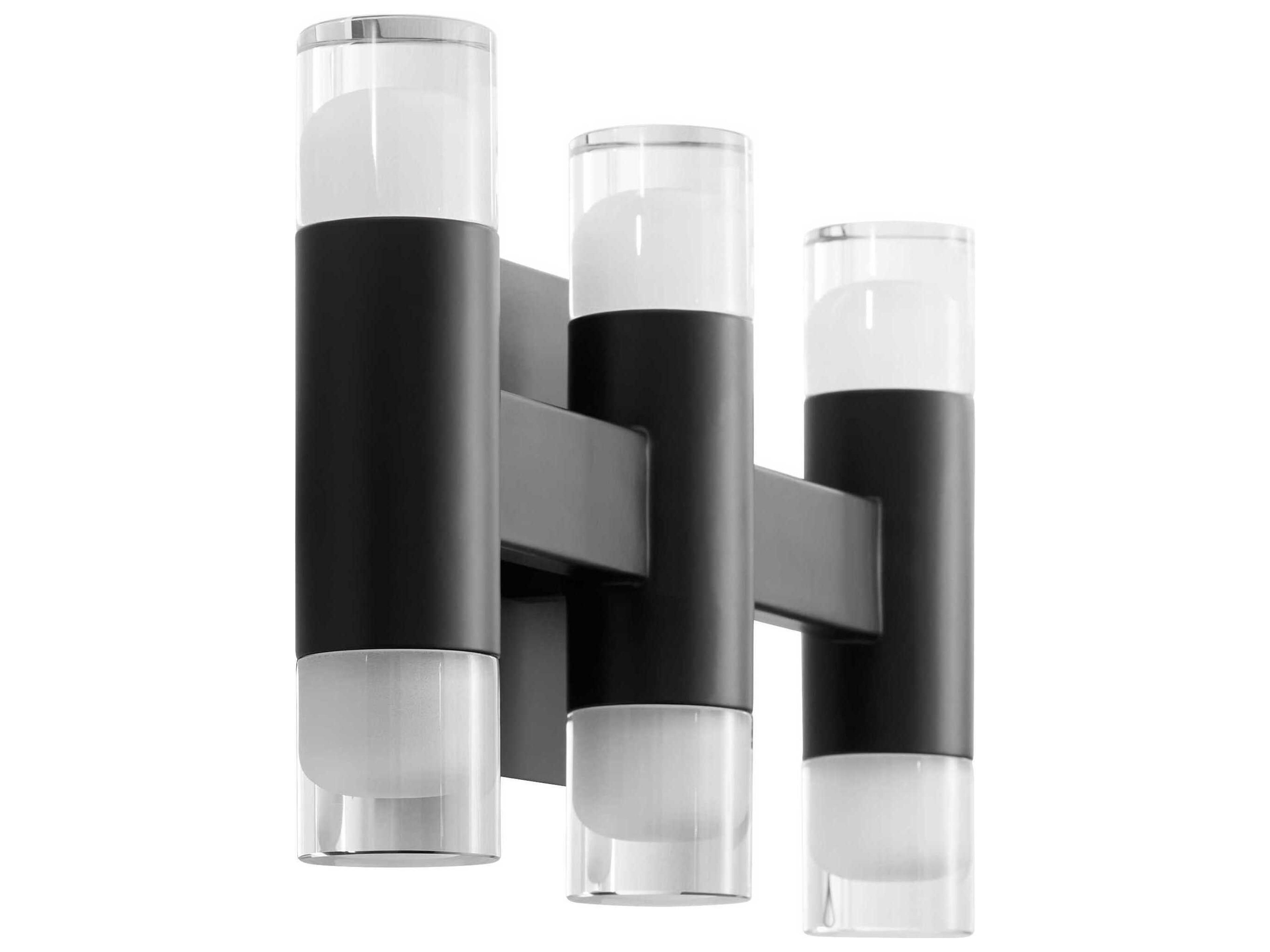 Alarum 6-Light Black Vanity Light