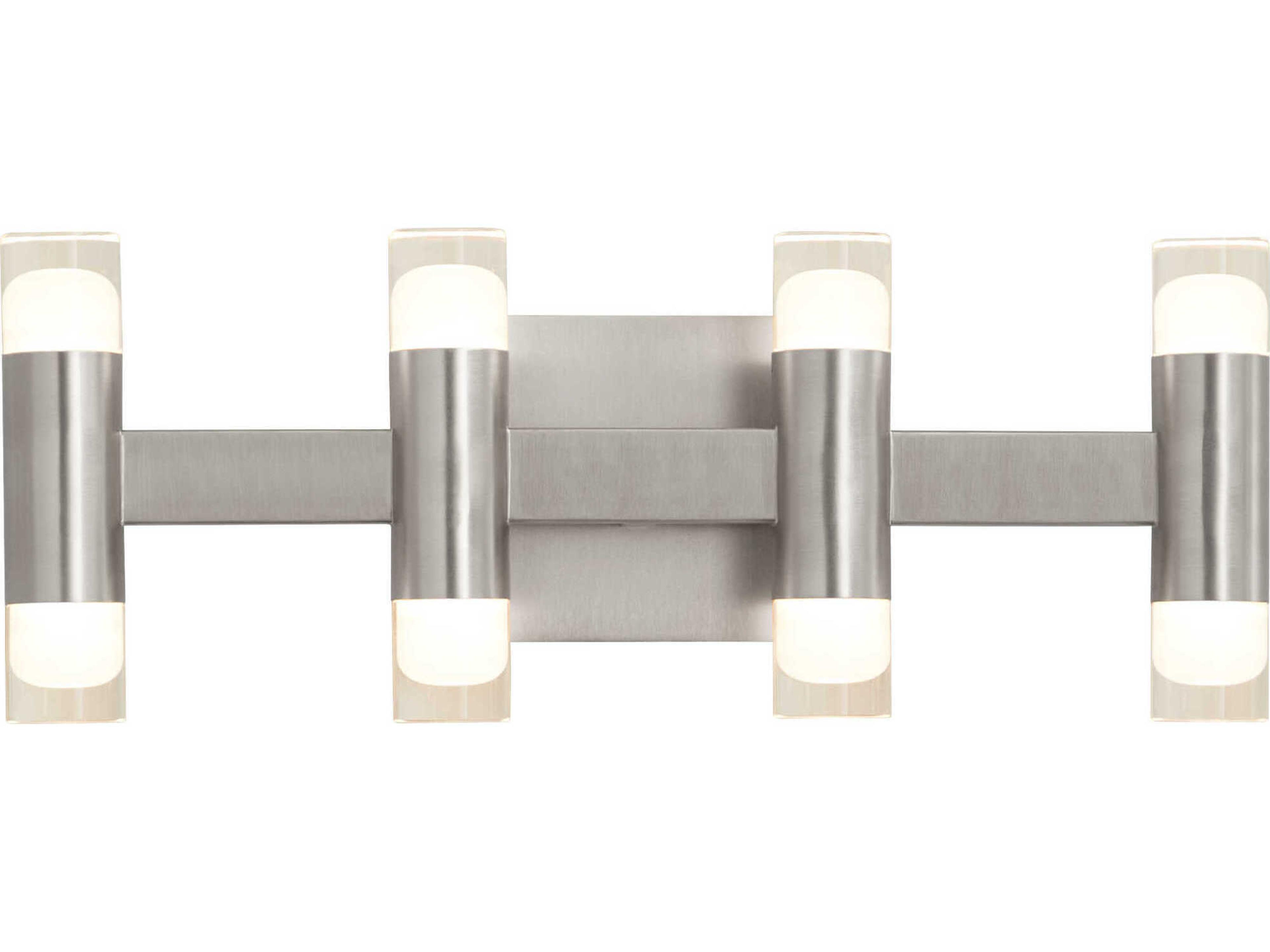Oxygen by Quorum Alarum 8-Light Satin Nickel Vanity Light