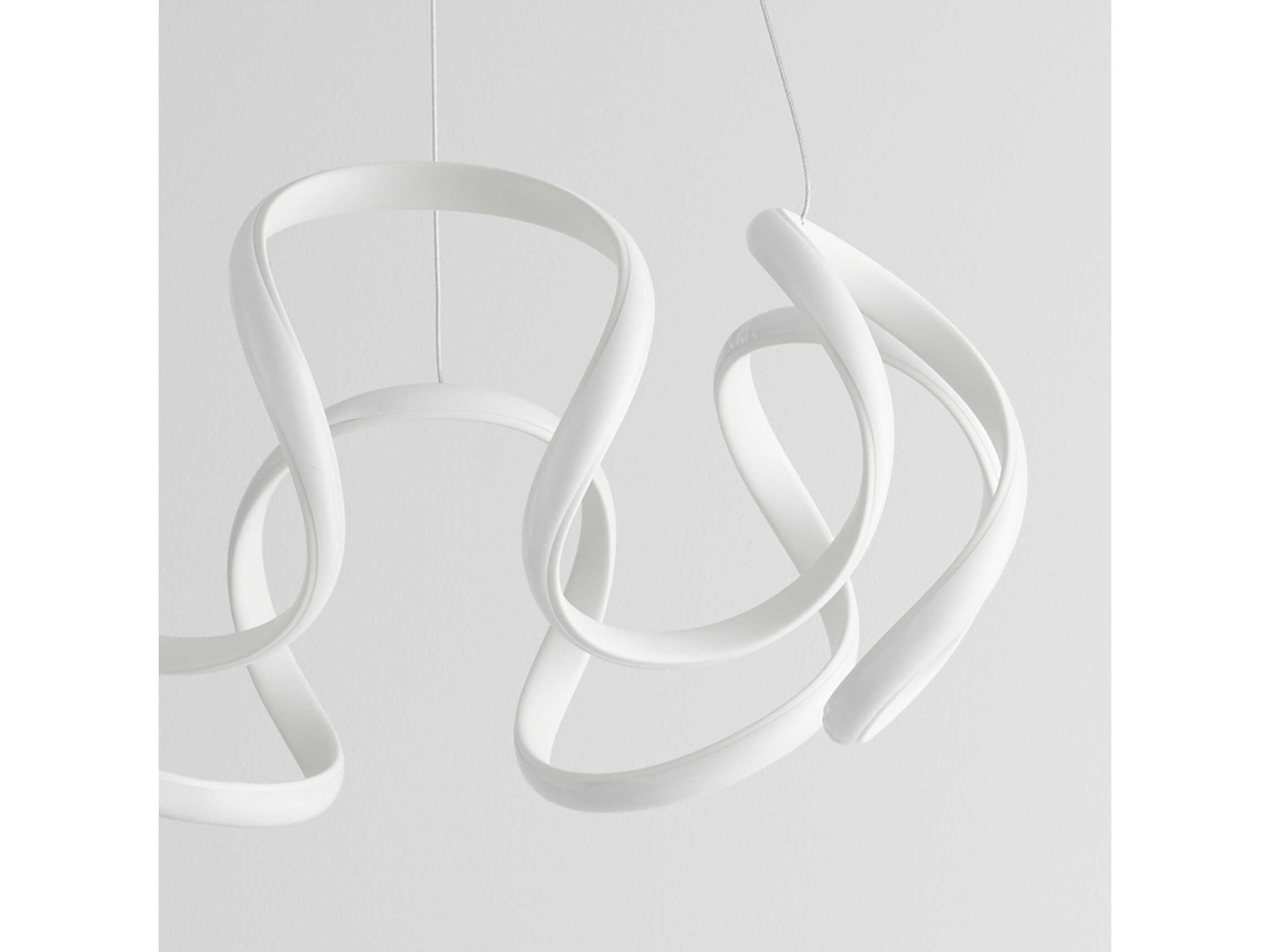 Oxygen by Quorum Cirro 1-Light White Pendant