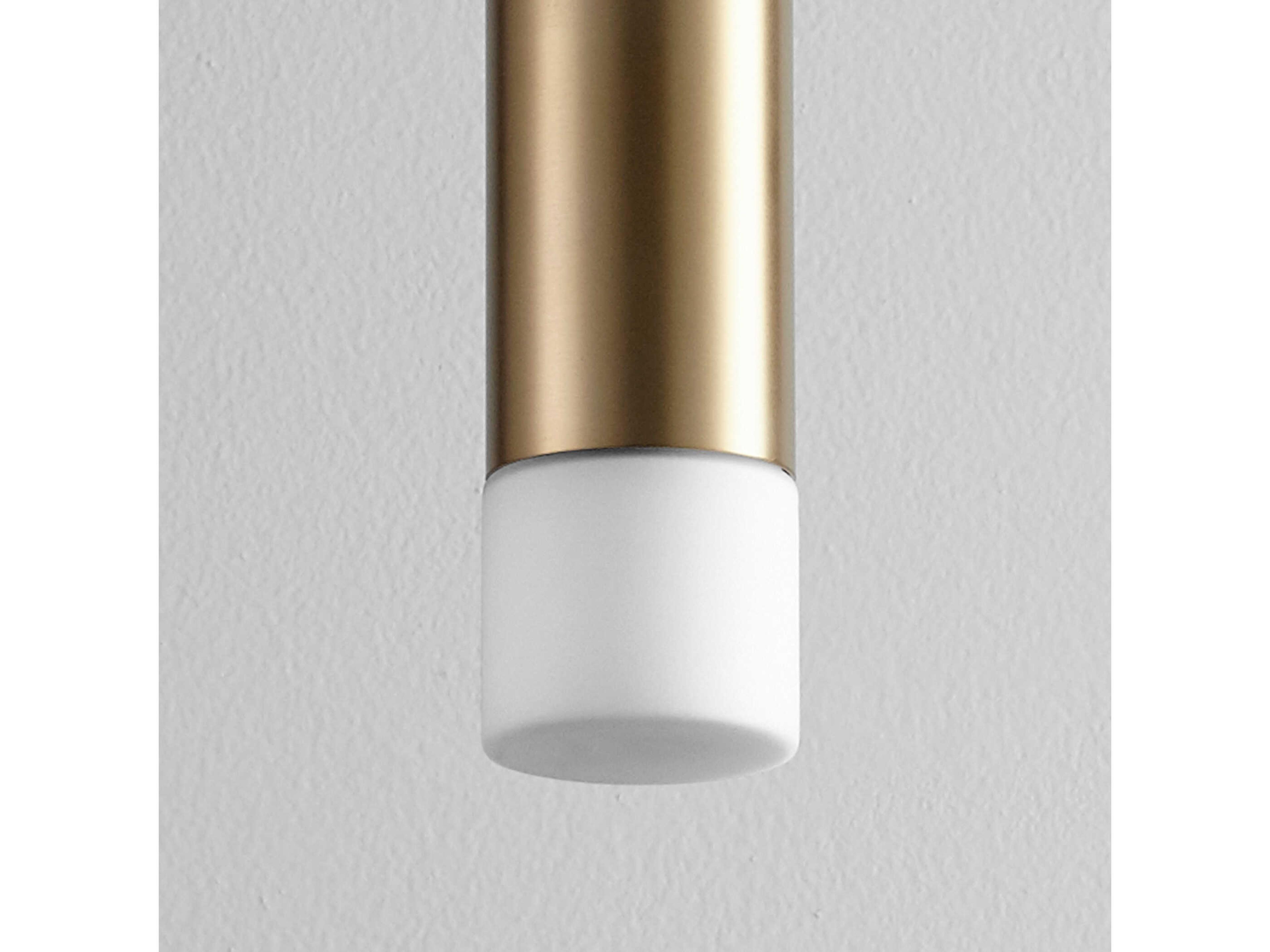 Oxygen by Quorum Magneta 1-Light Aged Brass Mini Pendant