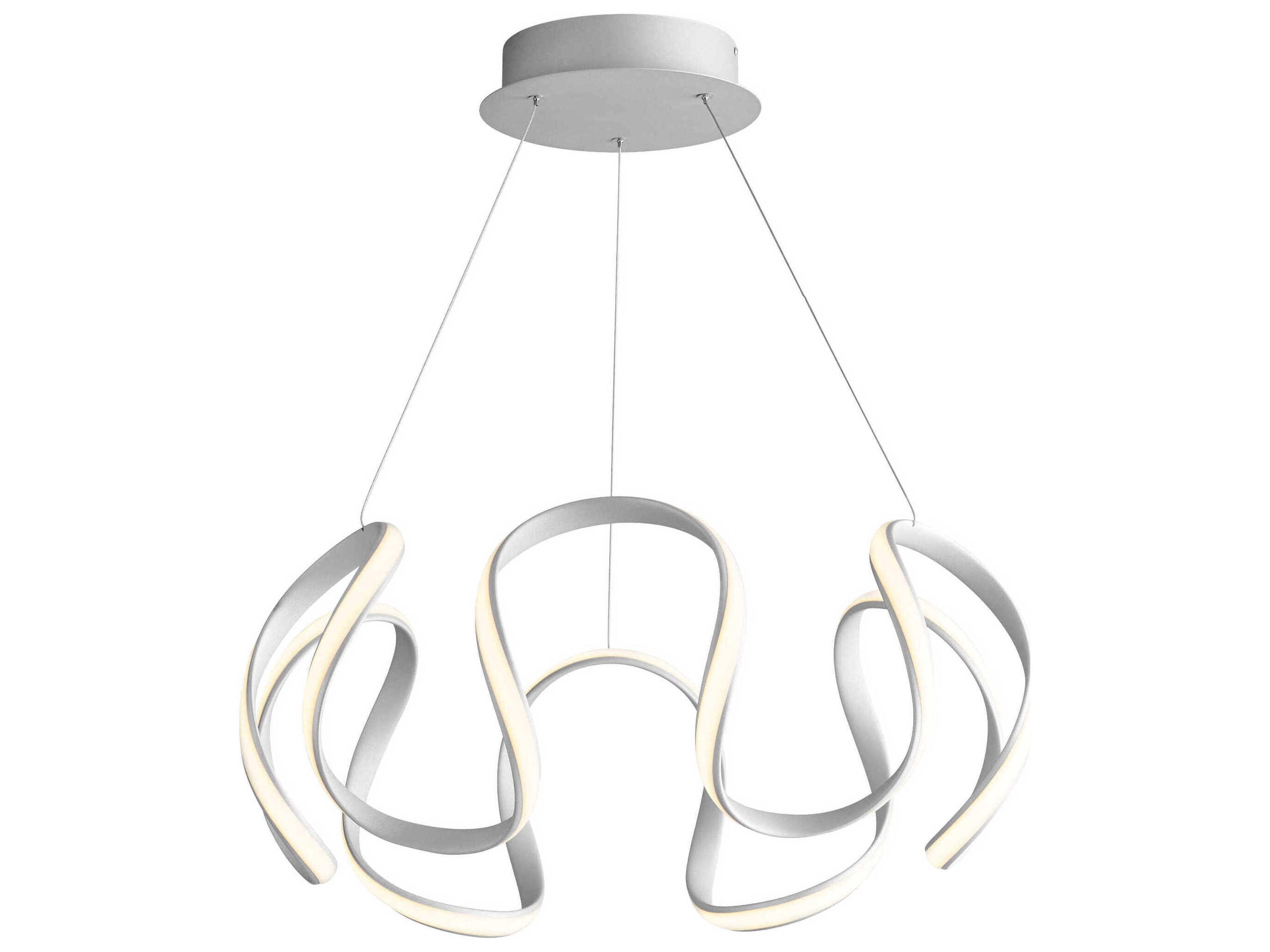 Oxygen by Quorum Cirro 1-Light Silver Graphite Pendant