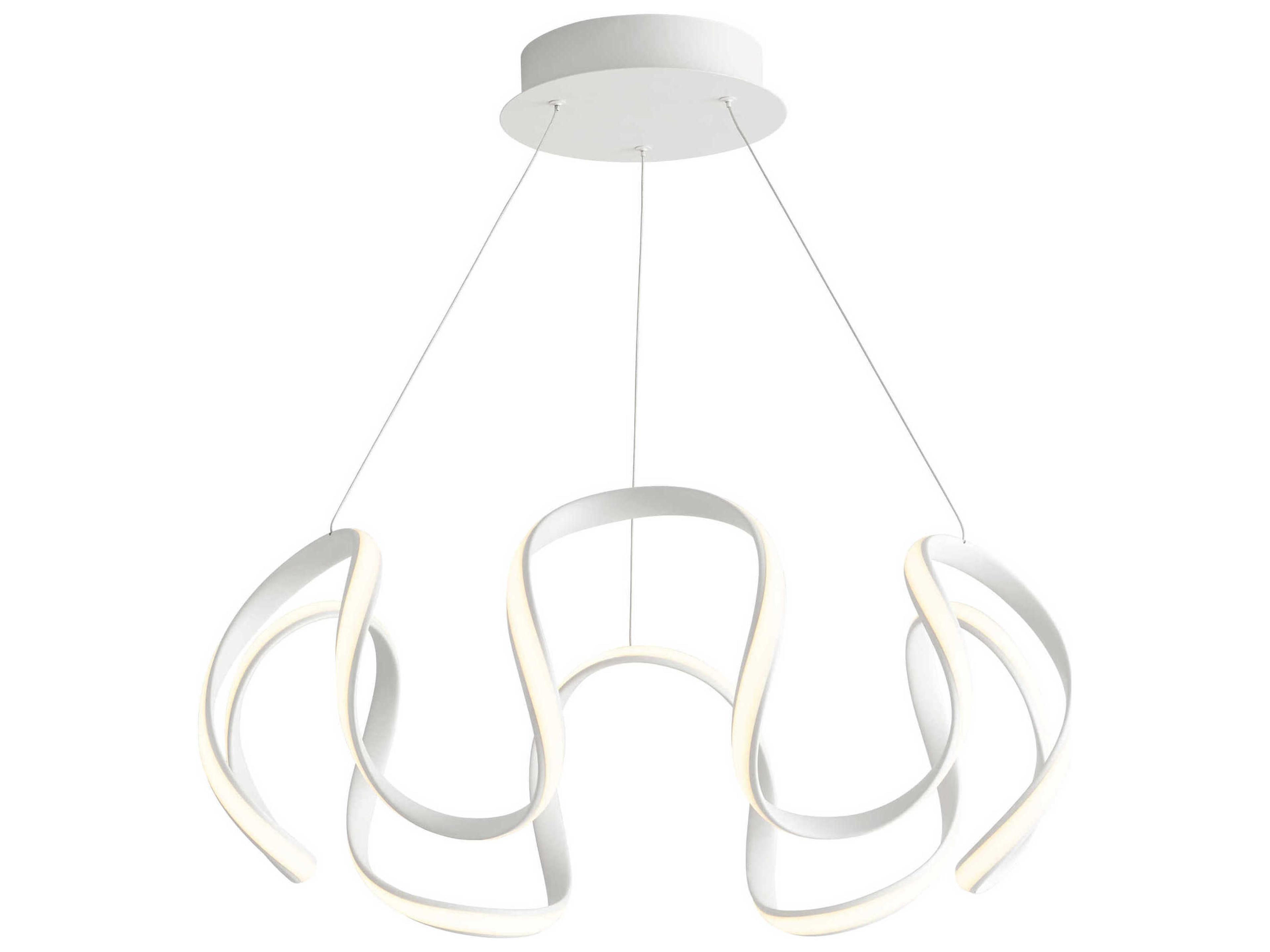 Oxygen by Quorum Cirro 1-Light White Pendant