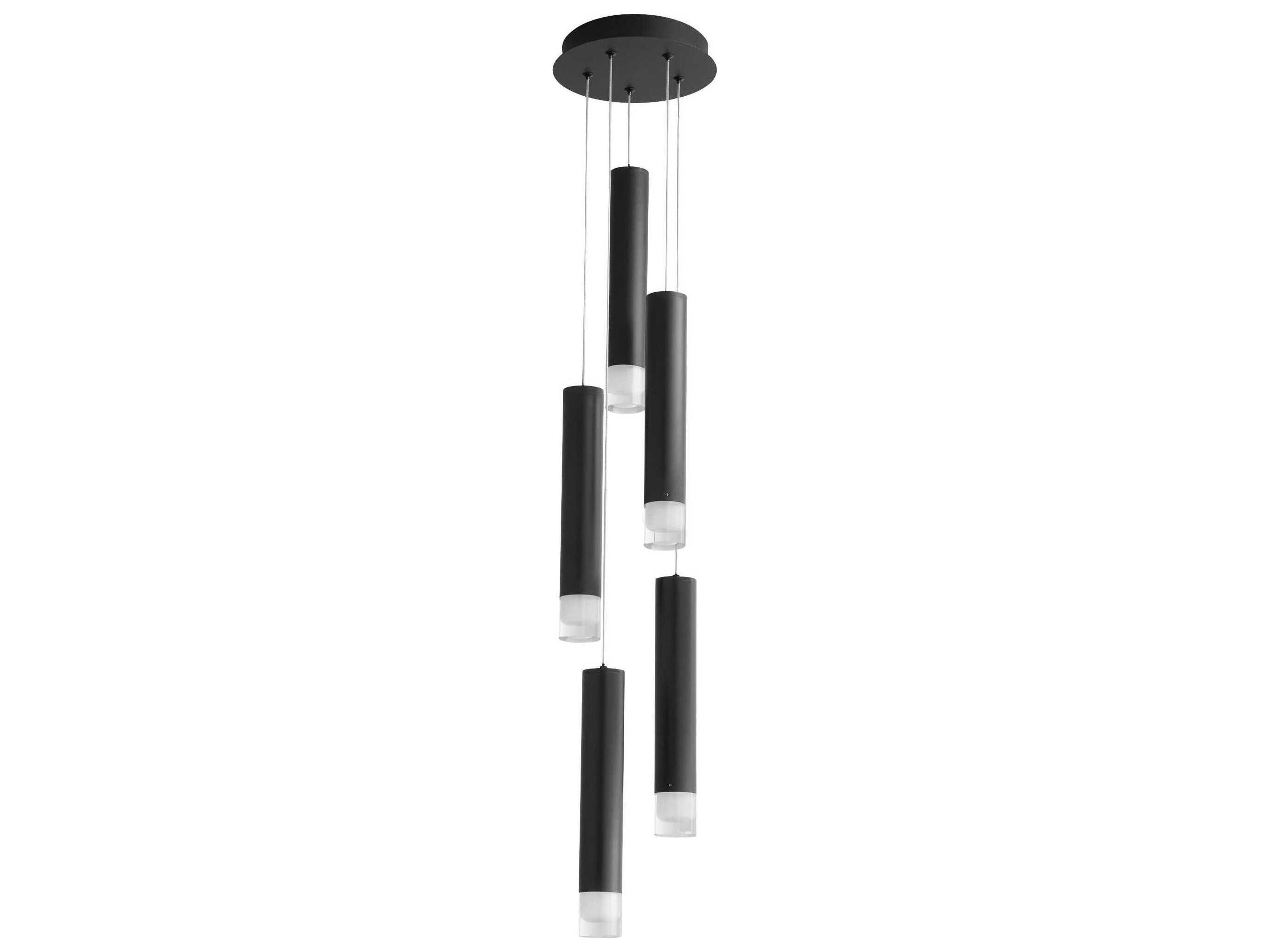 Alarum 5-Light Black Linear Mini Pendant