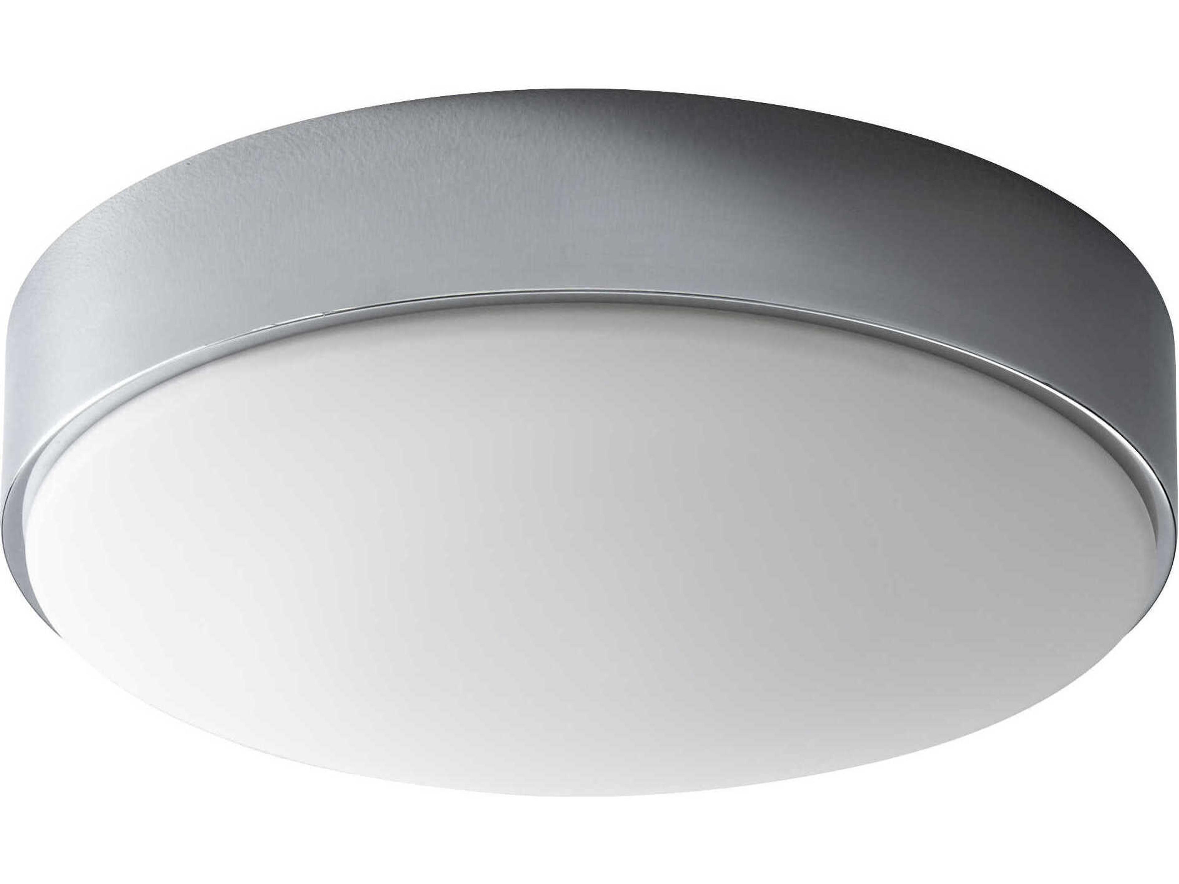 Journey 1-Light Polished Chrome Round Flush Mount