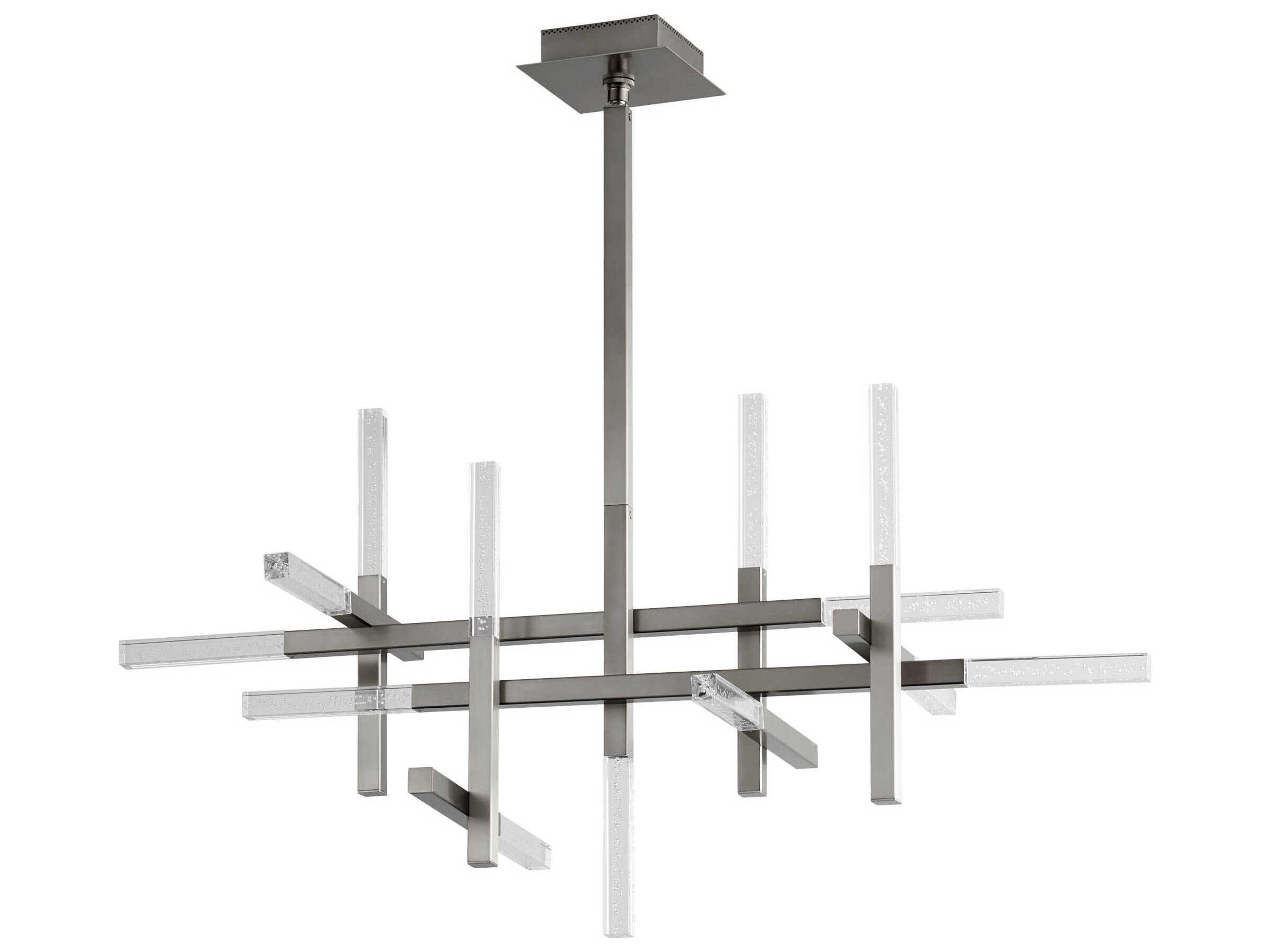 Atlantis 13-Light Satin Nickel Linear Chandelier