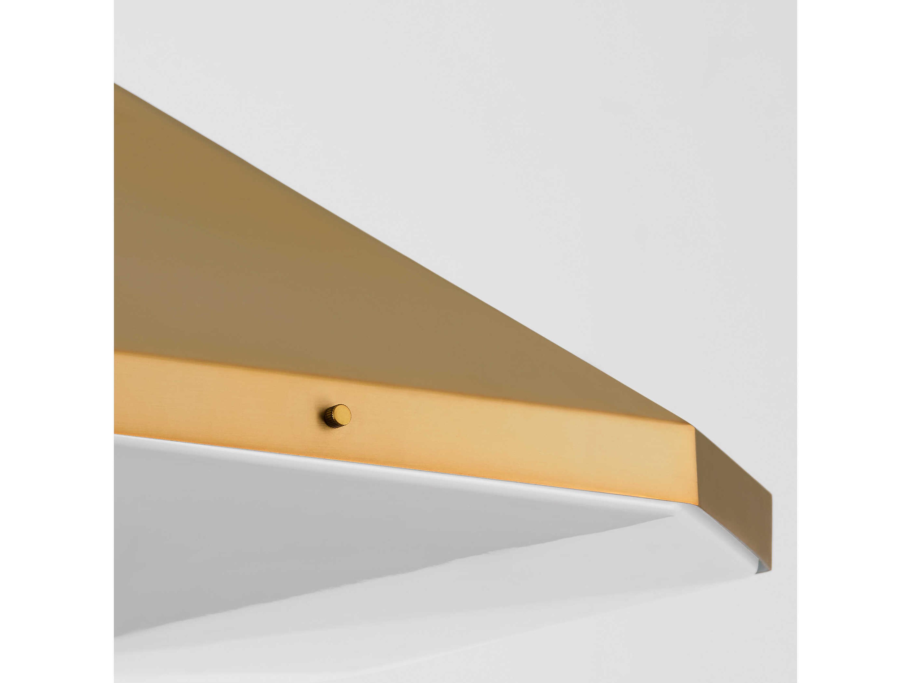 Oxygen by Quorum Tempe Brushed Brass Geometric Pendant