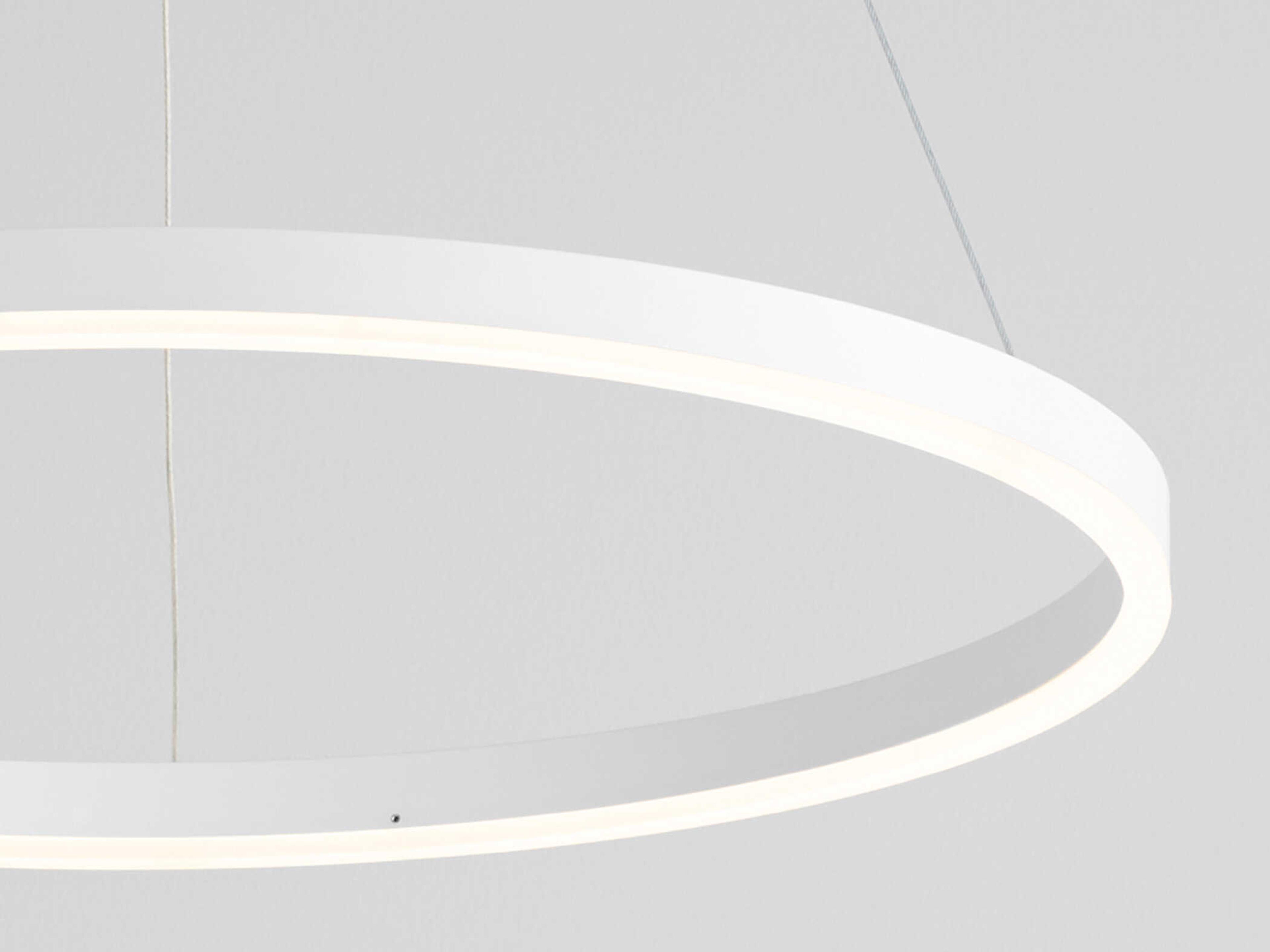 Oxygen by Quorum Circulo 1-Light White Pendant